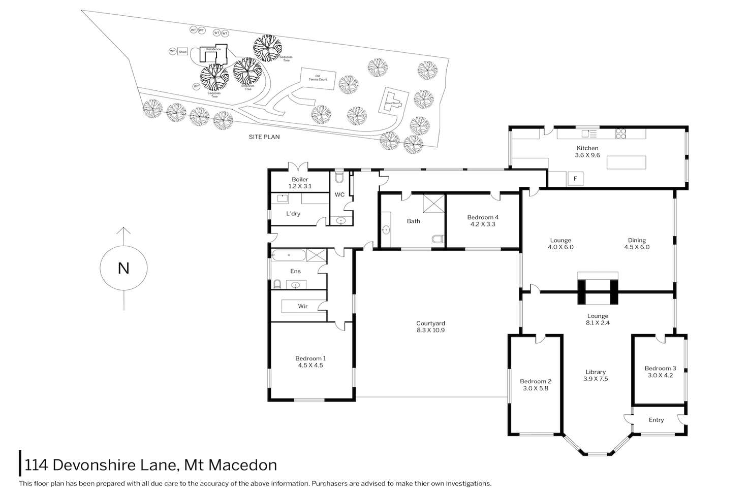 Floorplan of Homely house listing, 114 Devonshire Lane, Mount Macedon VIC 3441