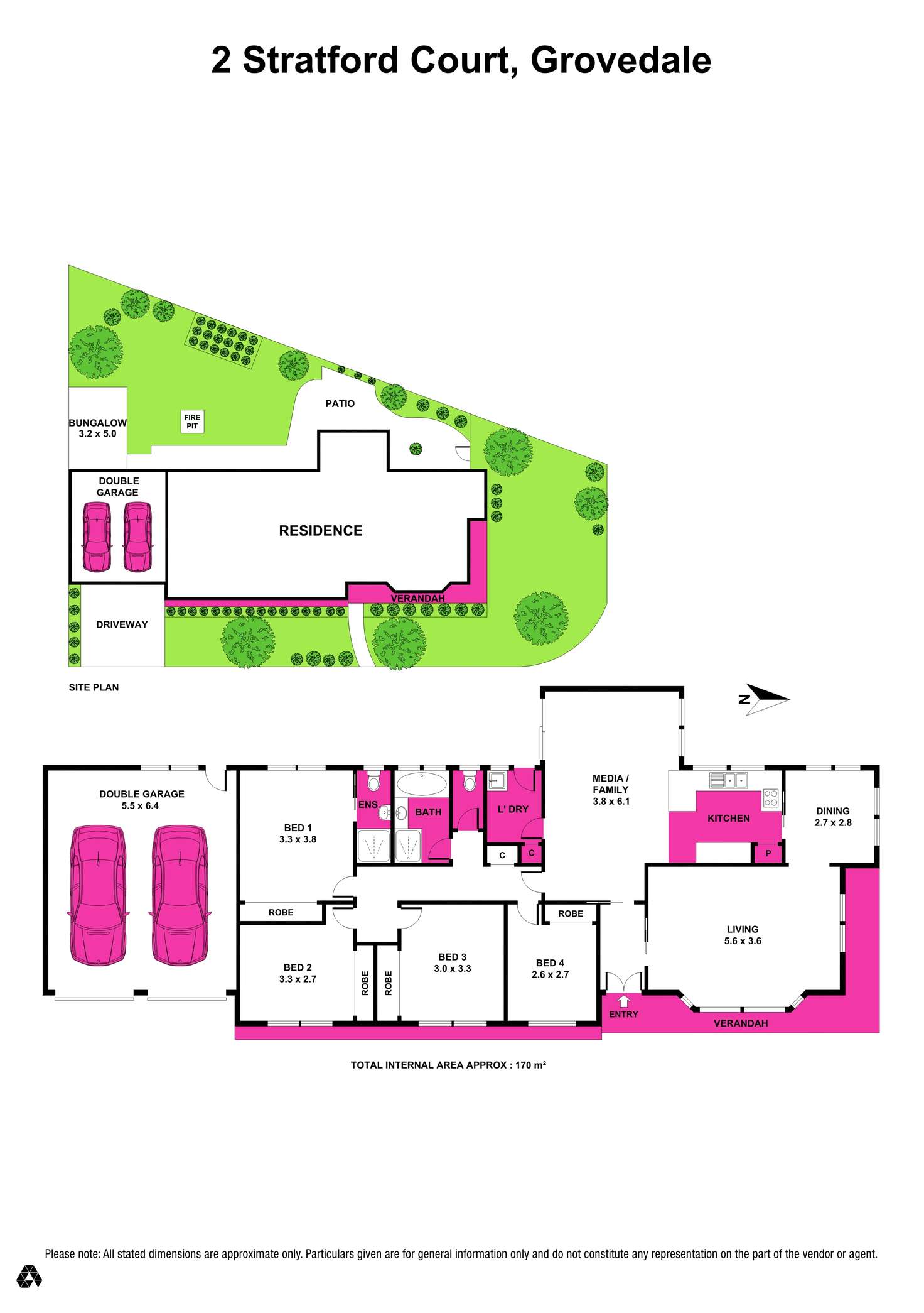 Floorplan of Homely house listing, 2 Stratford Court, Grovedale VIC 3216