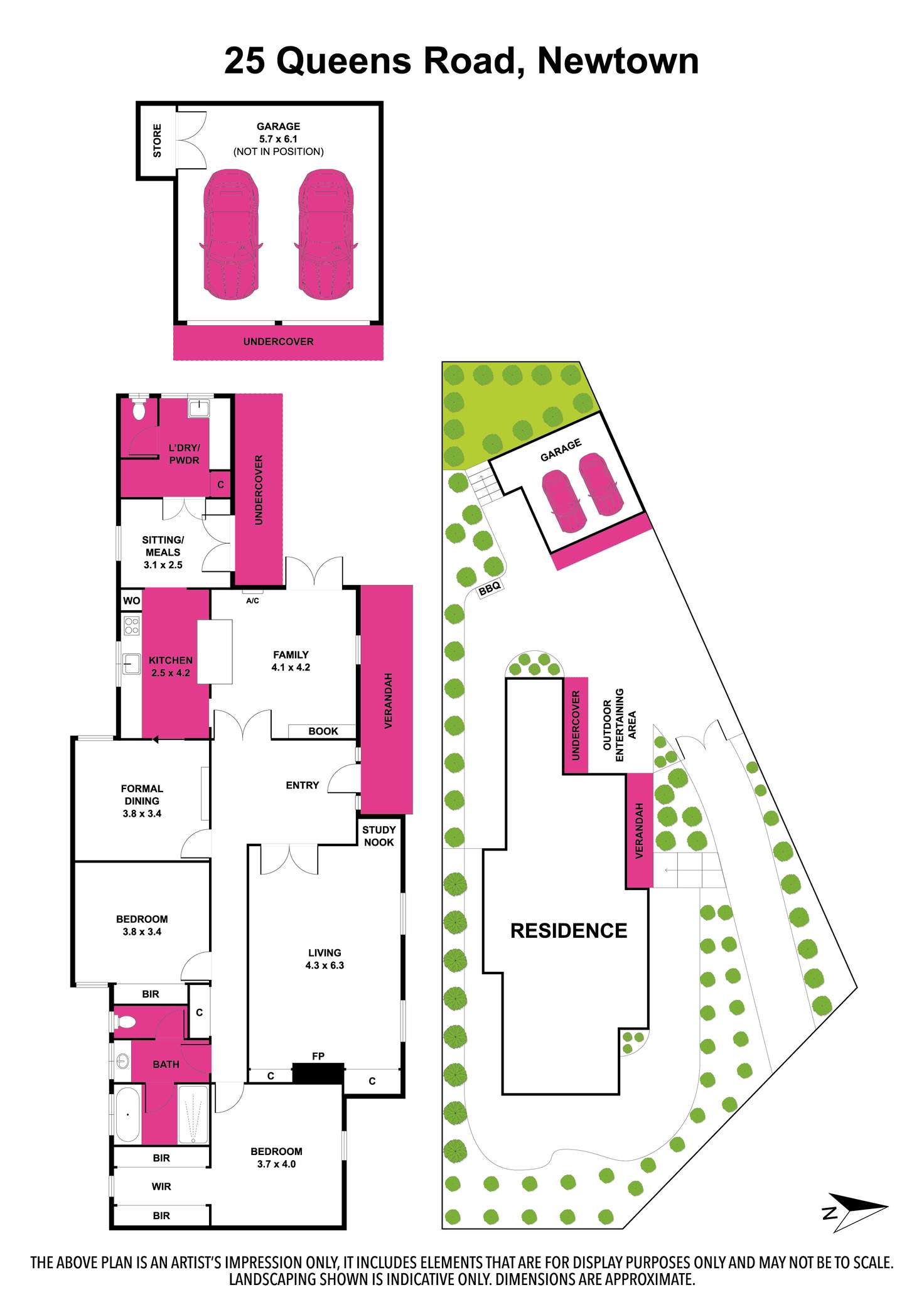 Floorplan of Homely house listing, 25 Queens Road, Newtown VIC 3220