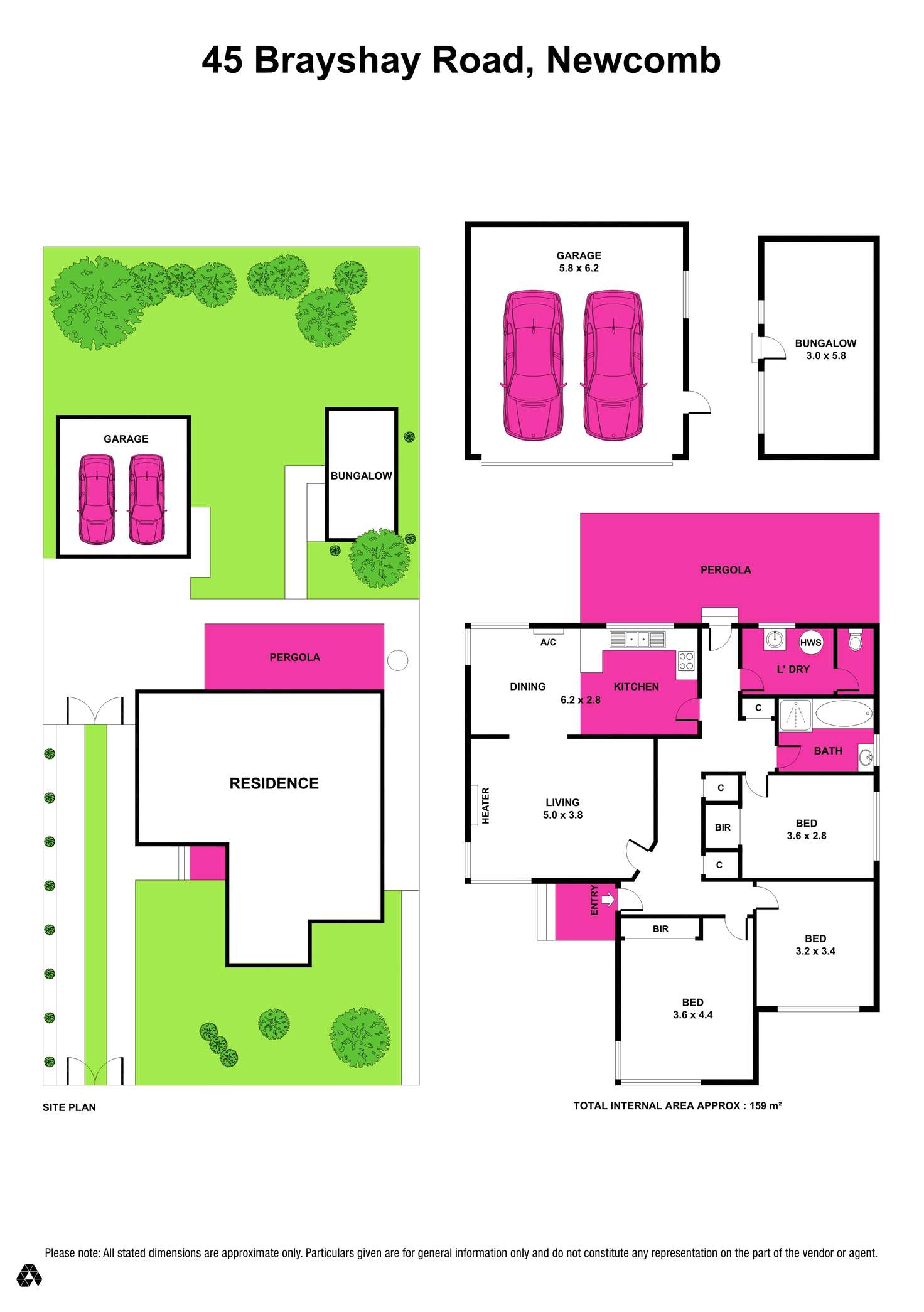 Floorplan of Homely house listing, 45 Brayshay Road, Newcomb VIC 3219