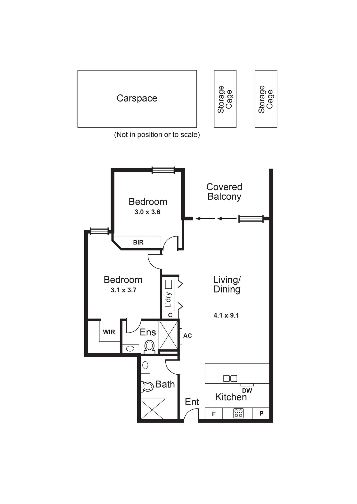 Floorplan of Homely apartment listing, 104/18 Hamilton Street, Bentleigh VIC 3204