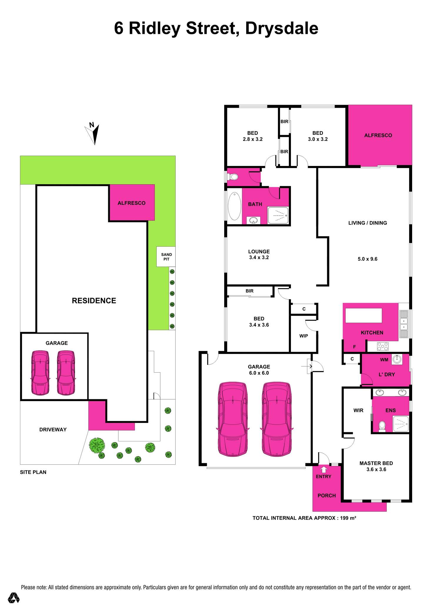 Floorplan of Homely house listing, 6 Ridley Street, Drysdale VIC 3222