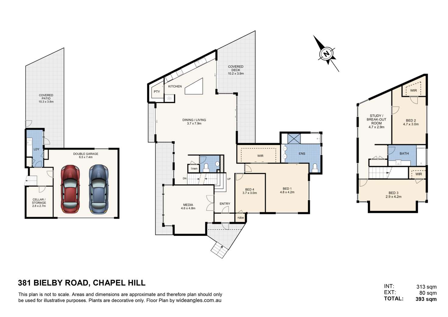 Floorplan of Homely house listing, 381 Bielby Road, Chapel Hill QLD 4069