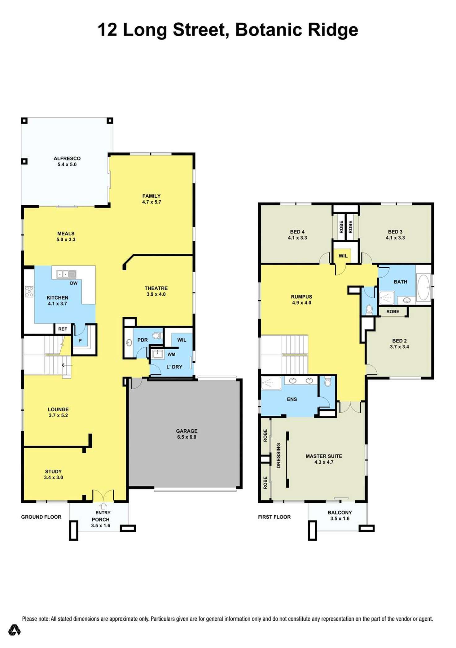 Floorplan of Homely house listing, 12 Long Street, Botanic Ridge VIC 3977