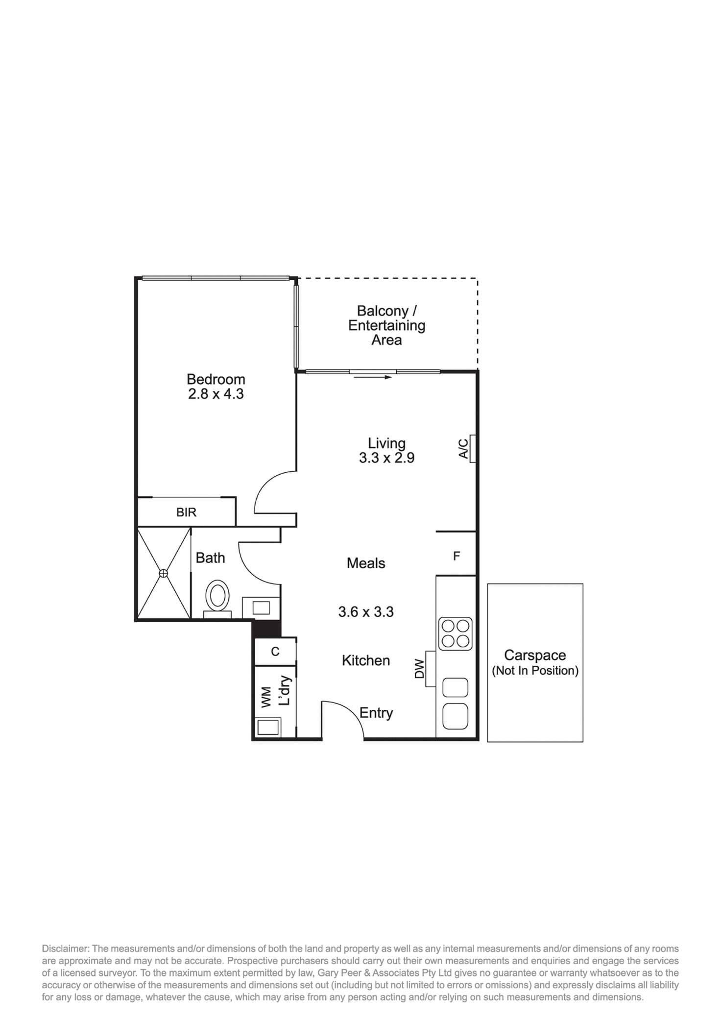 Floorplan of Homely apartment listing, 306/356 Orrong Road, Caulfield North VIC 3161
