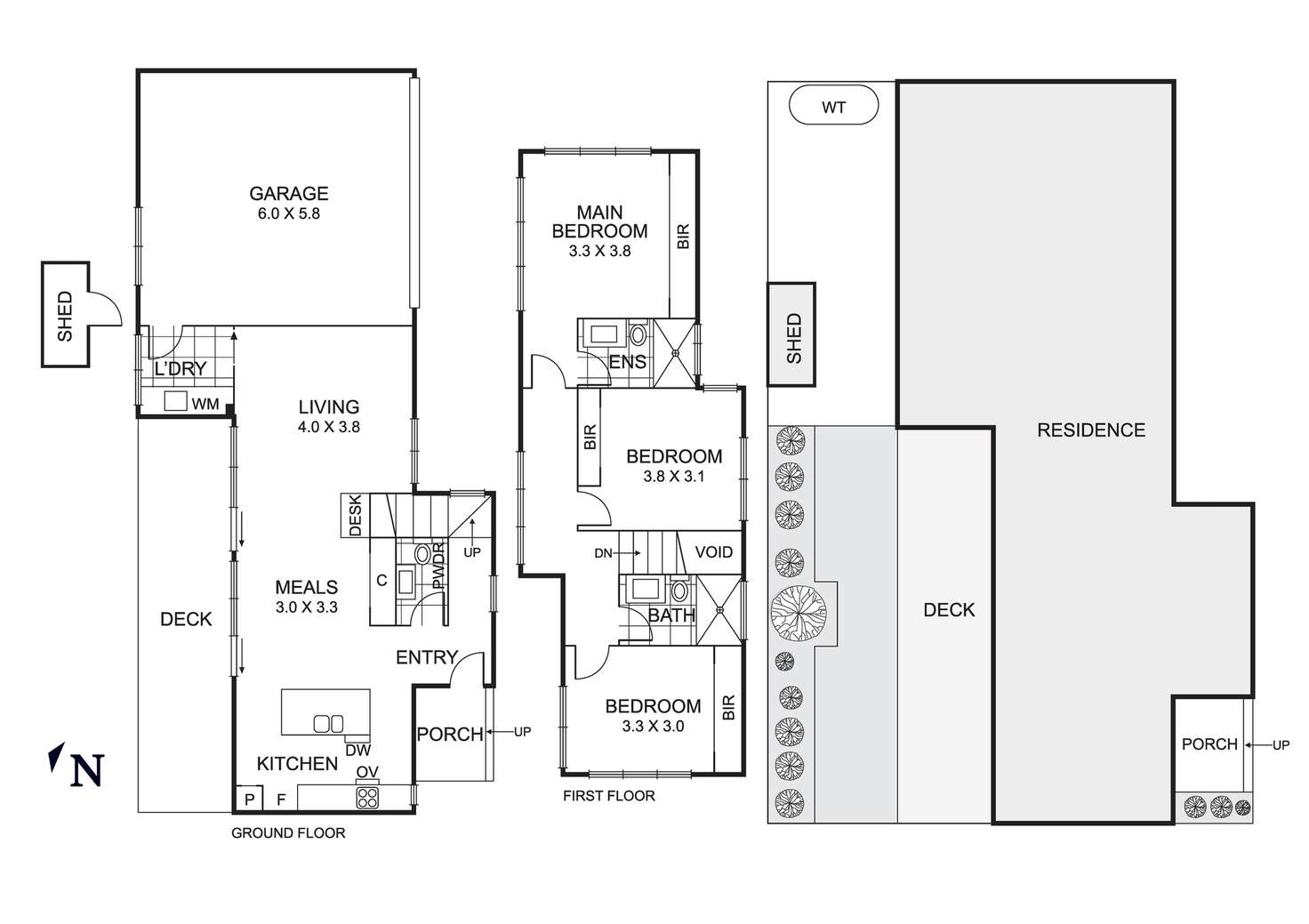 Floorplan of Homely townhouse listing, 3/9 Barkly Street, Mordialloc VIC 3195