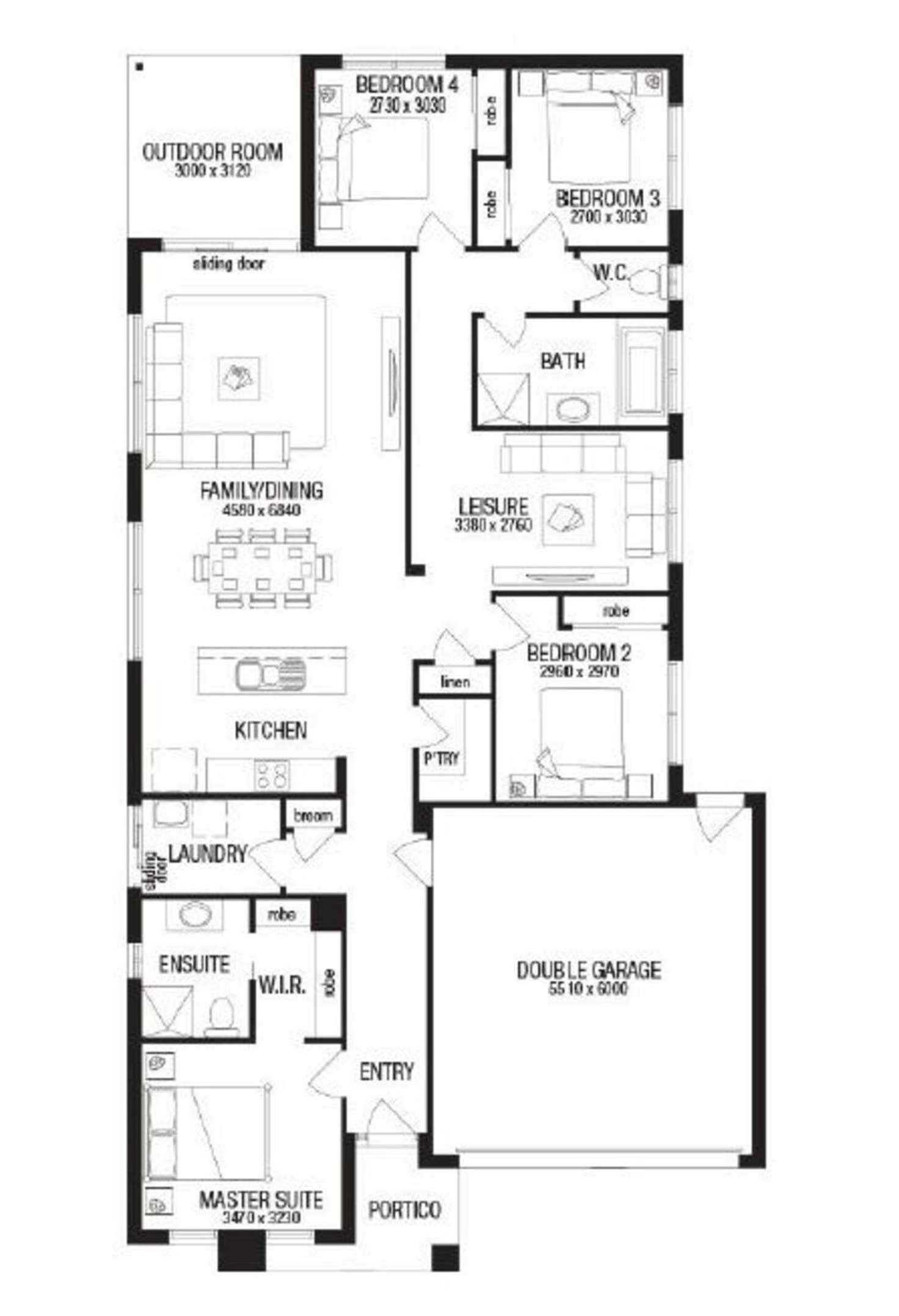 Floorplan of Homely house listing, Address available on request