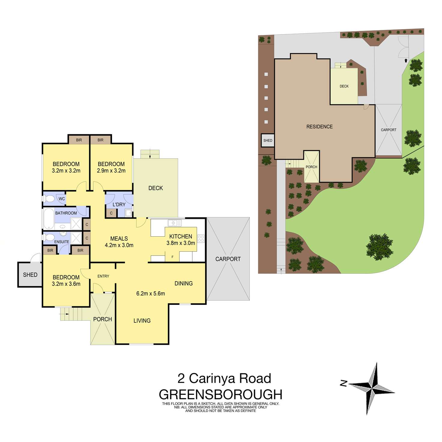 Floorplan of Homely house listing, 2 Carinya Road, Greensborough VIC 3088