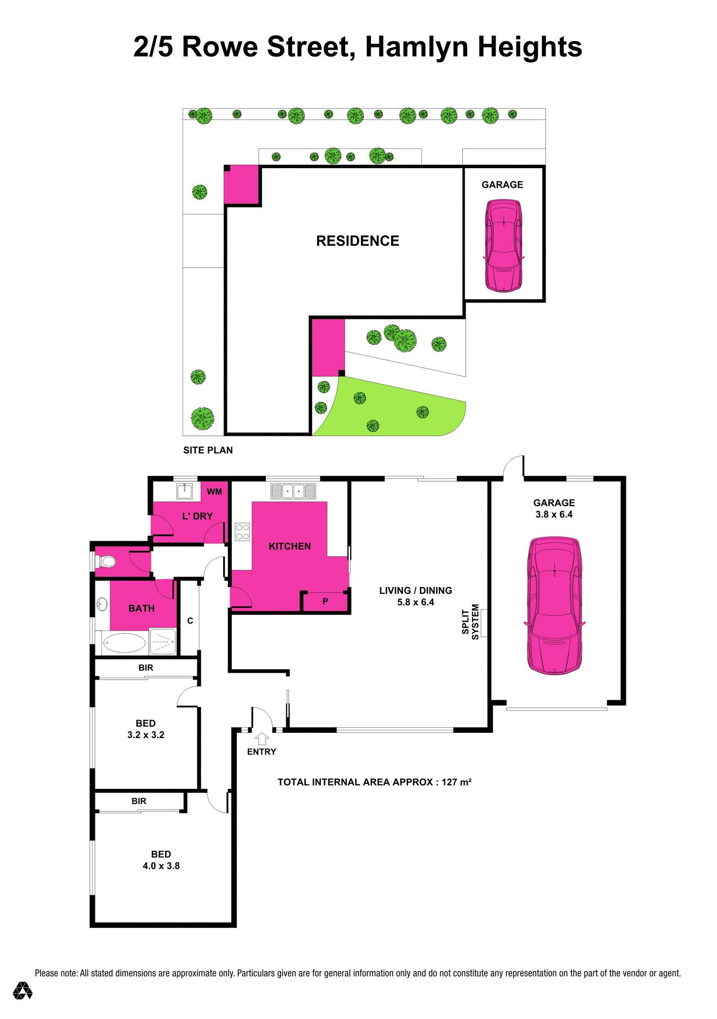 Floorplan of Homely house listing, 2/5 Rowe Street, Hamlyn Heights VIC 3215