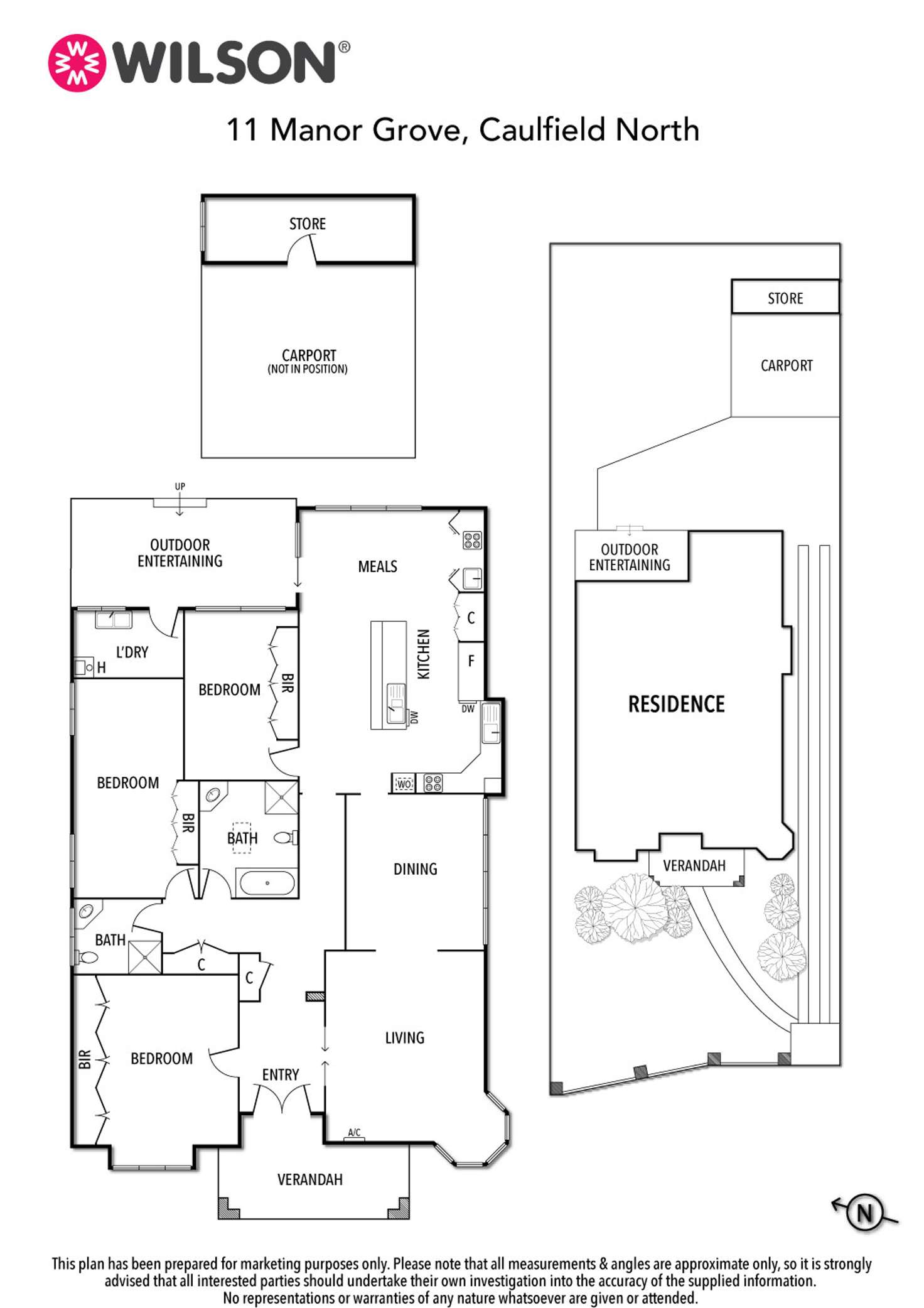 Floorplan of Homely house listing, 11 Manor Grove, Caulfield North VIC 3161