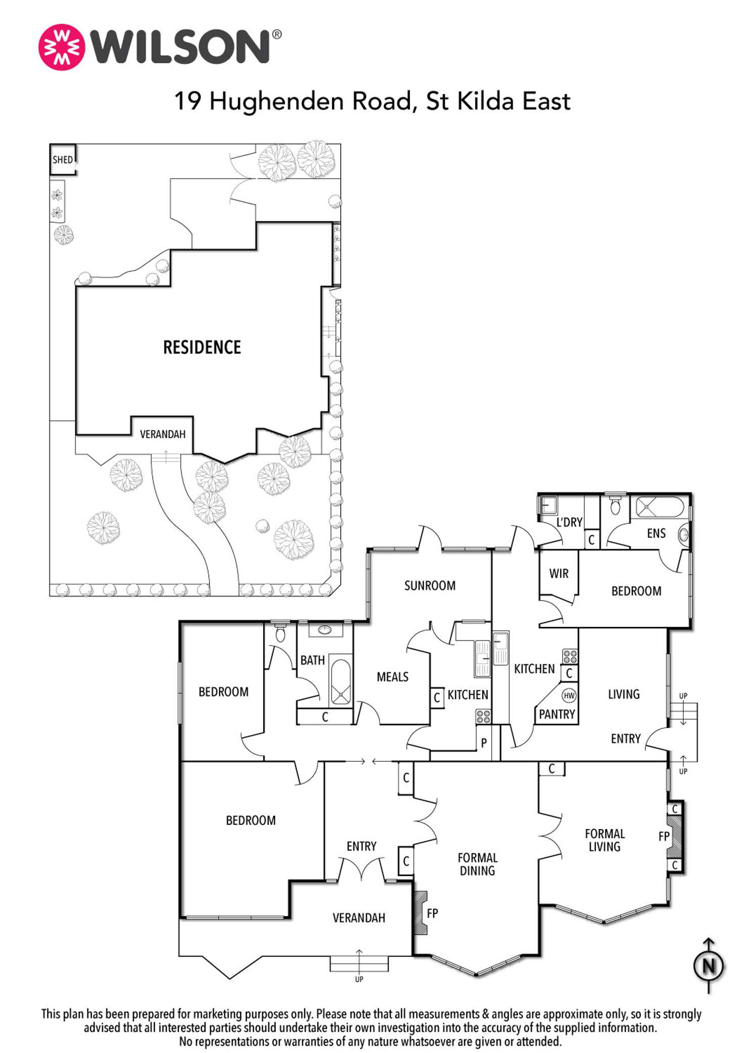 Floorplan of Homely house listing, 19 Hughenden Road, St Kilda East VIC 3183