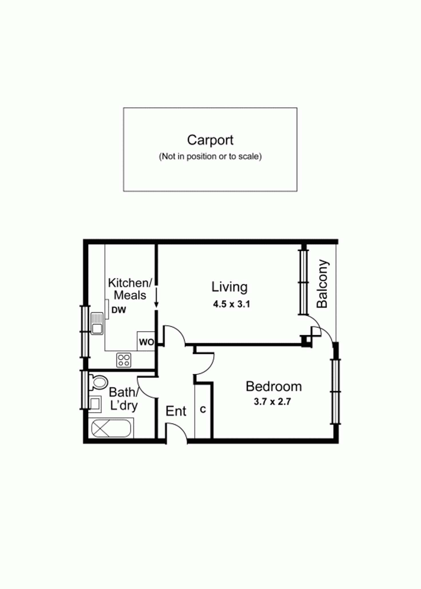 Floorplan of Homely apartment listing, 3/133 Grange Road, Glen Huntly VIC 3163