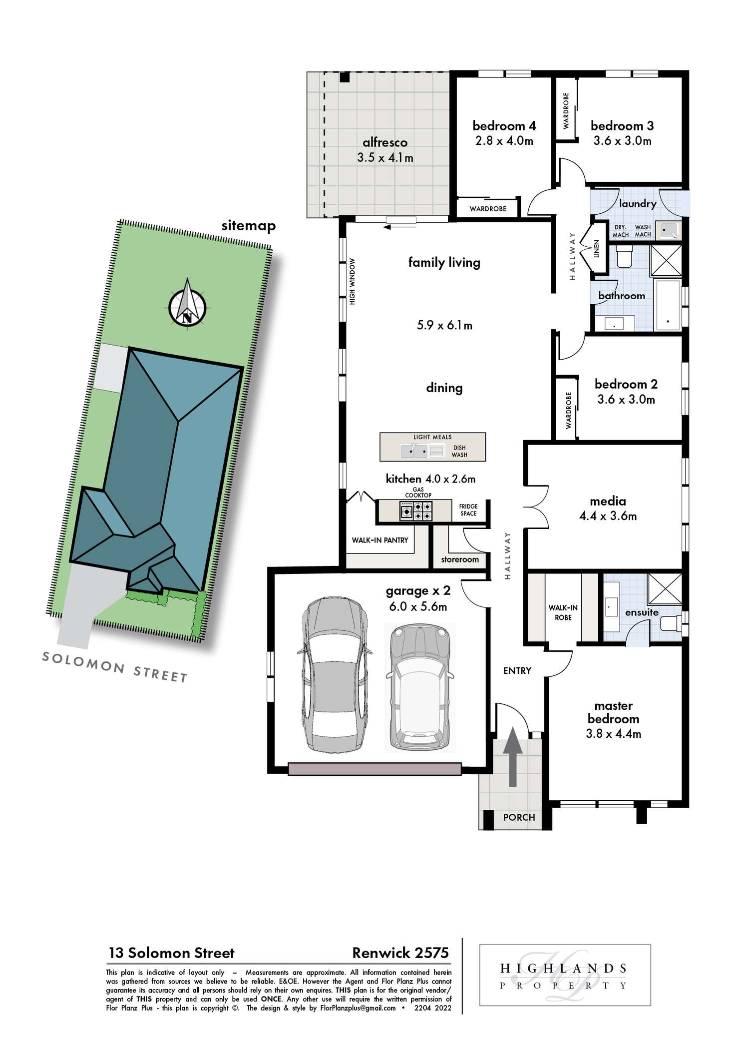 Floorplan of Homely house listing, 308/79 Solomon Street, Renwick NSW 2575