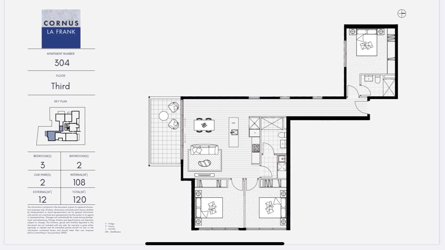 Floorplan of Homely apartment listing, 304/326 Burwood Highway, Burwood VIC 3125