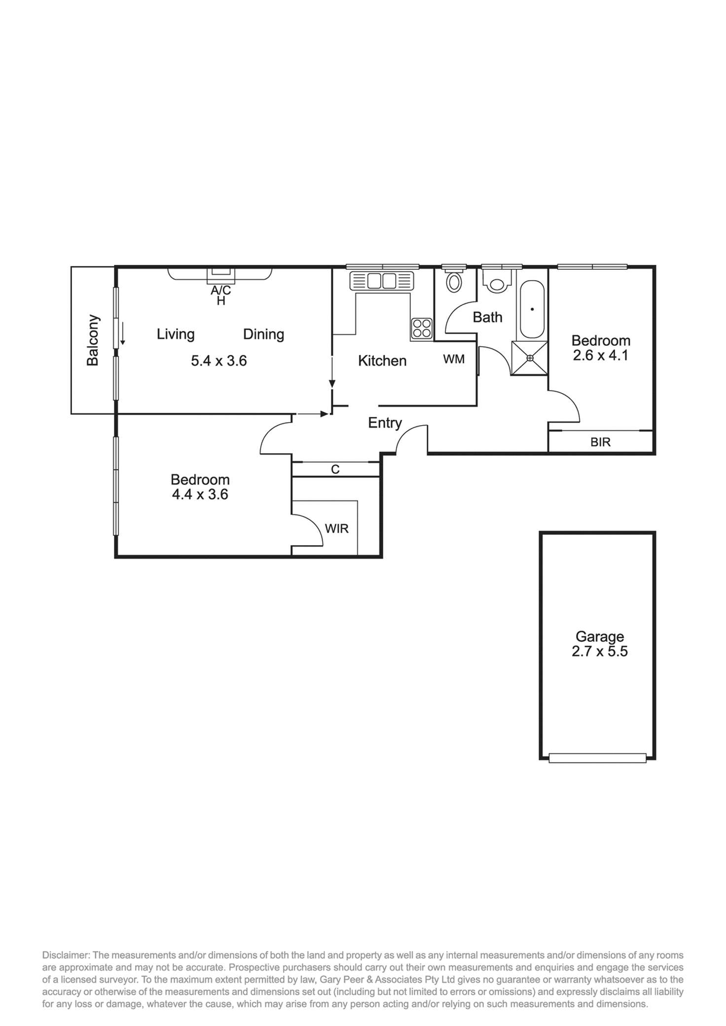 Floorplan of Homely apartment listing, 5/4 Bella Vista Road, Caulfield North VIC 3161