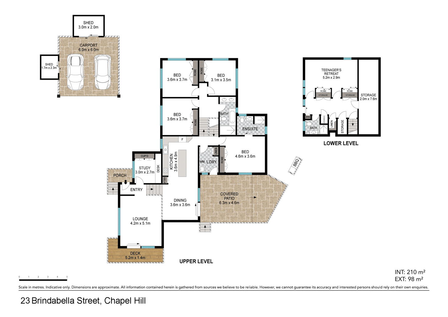 Floorplan of Homely house listing, 23 Brindabella Street, Chapel Hill QLD 4069