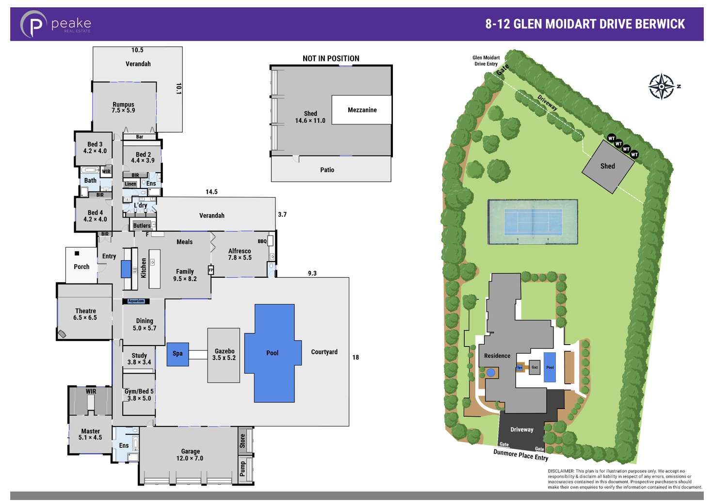 Floorplan of Homely house listing, 8-12 Glen Moidart Drive, Berwick VIC 3806