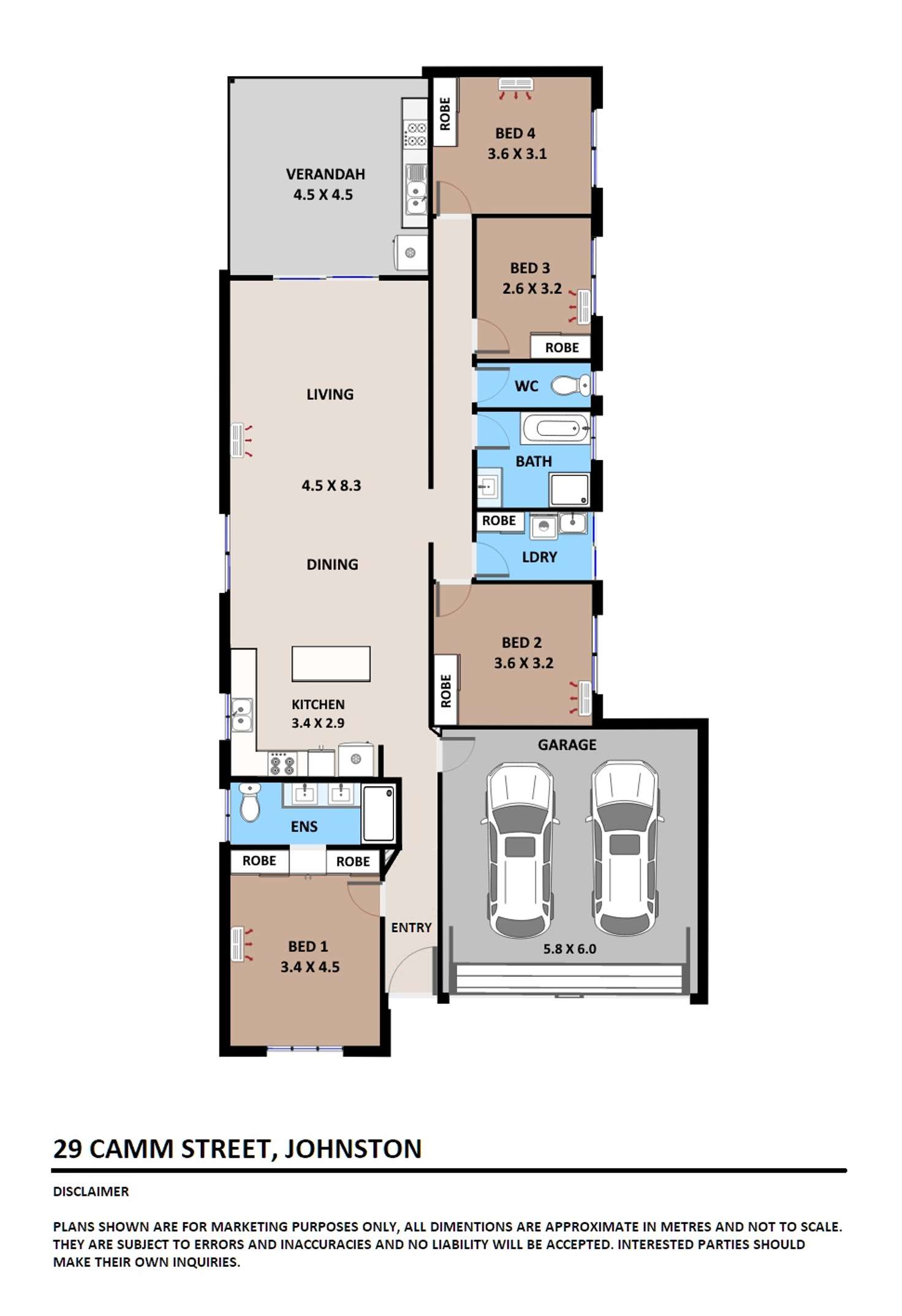 Floorplan of Homely house listing, 29 Camm Street, Johnston NT 832