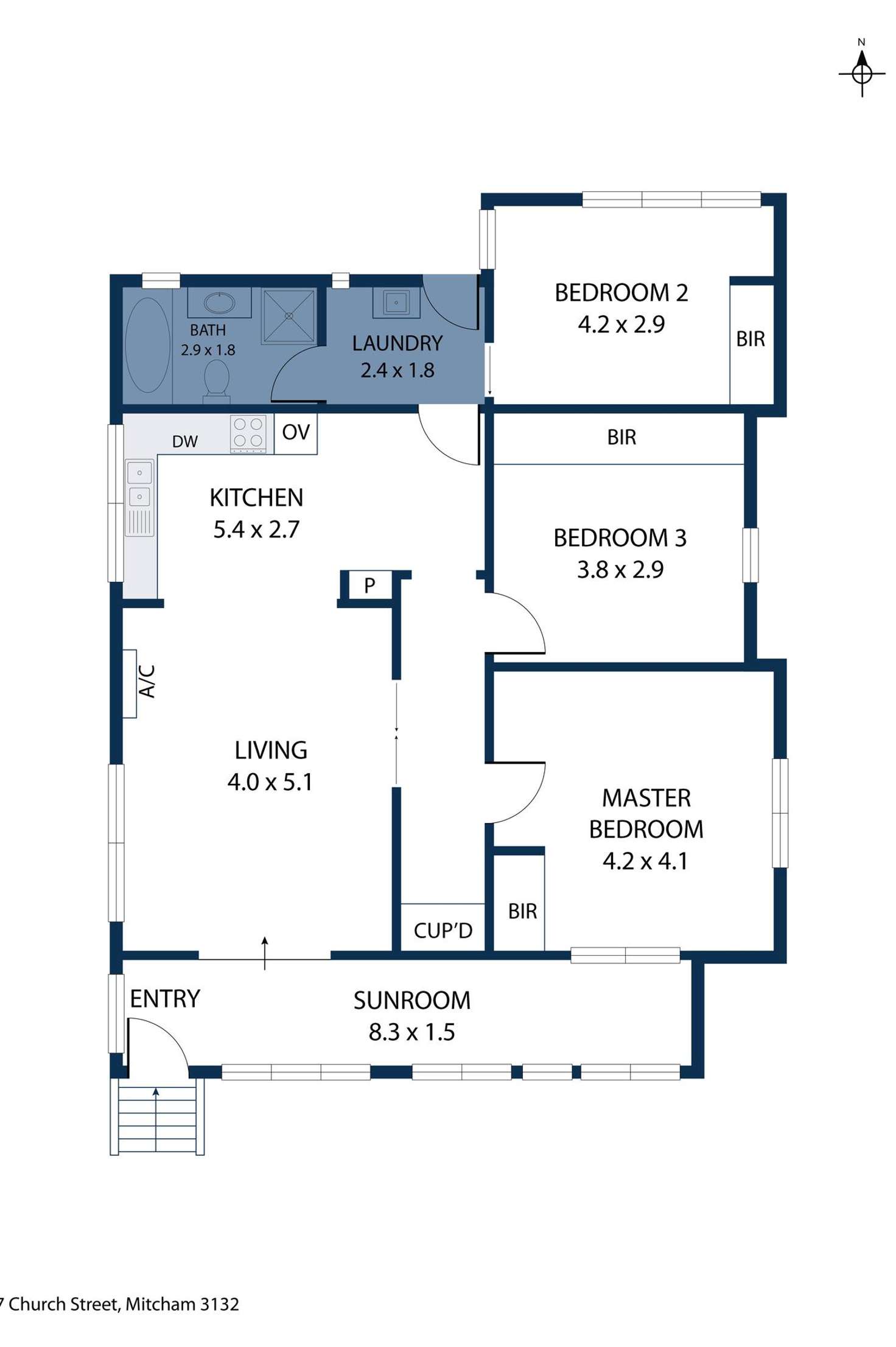 Floorplan of Homely house listing, 7 Church Street, Mitcham VIC 3132