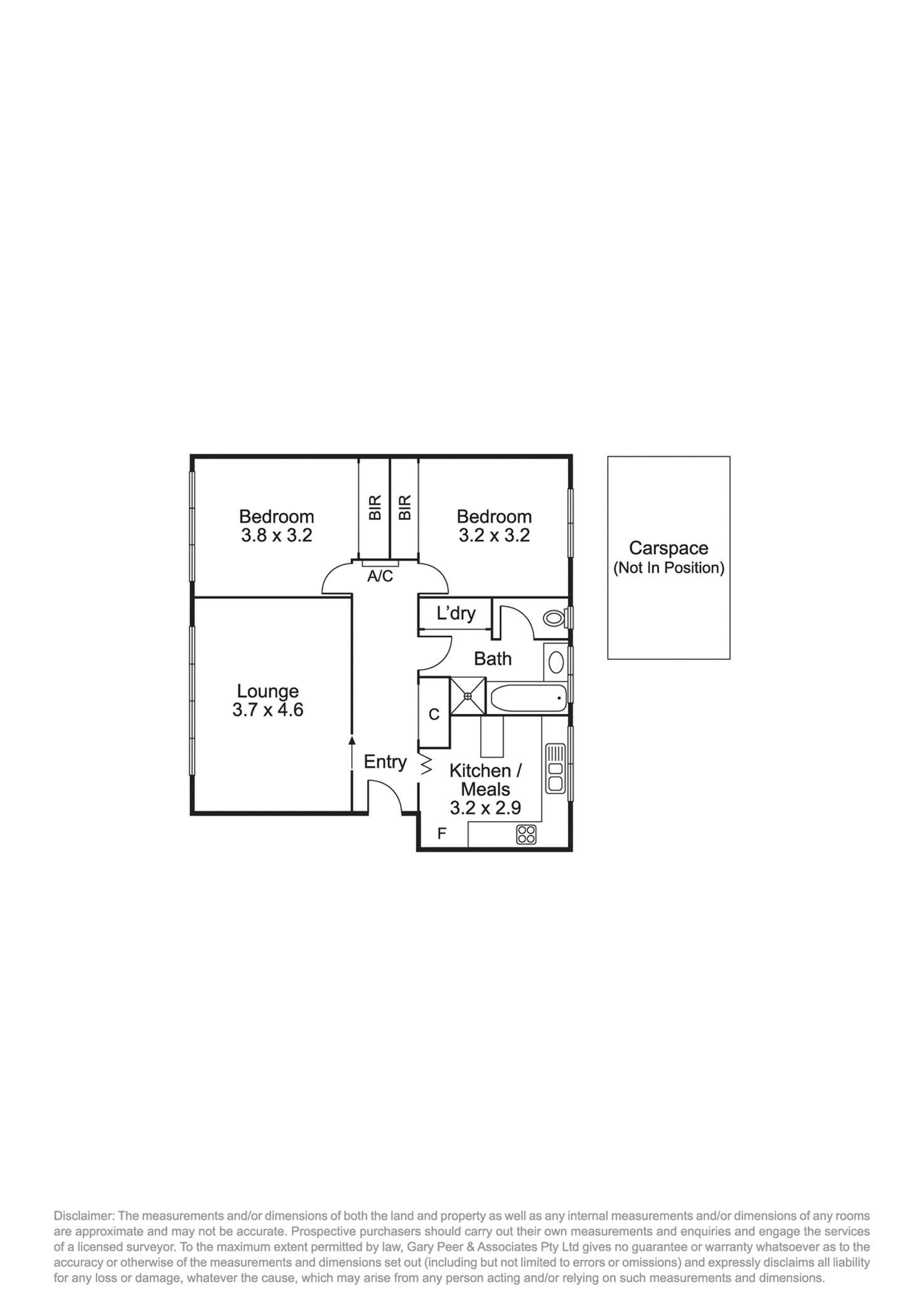 Floorplan of Homely apartment listing, 10/15 Payne Street, Caulfield North VIC 3161