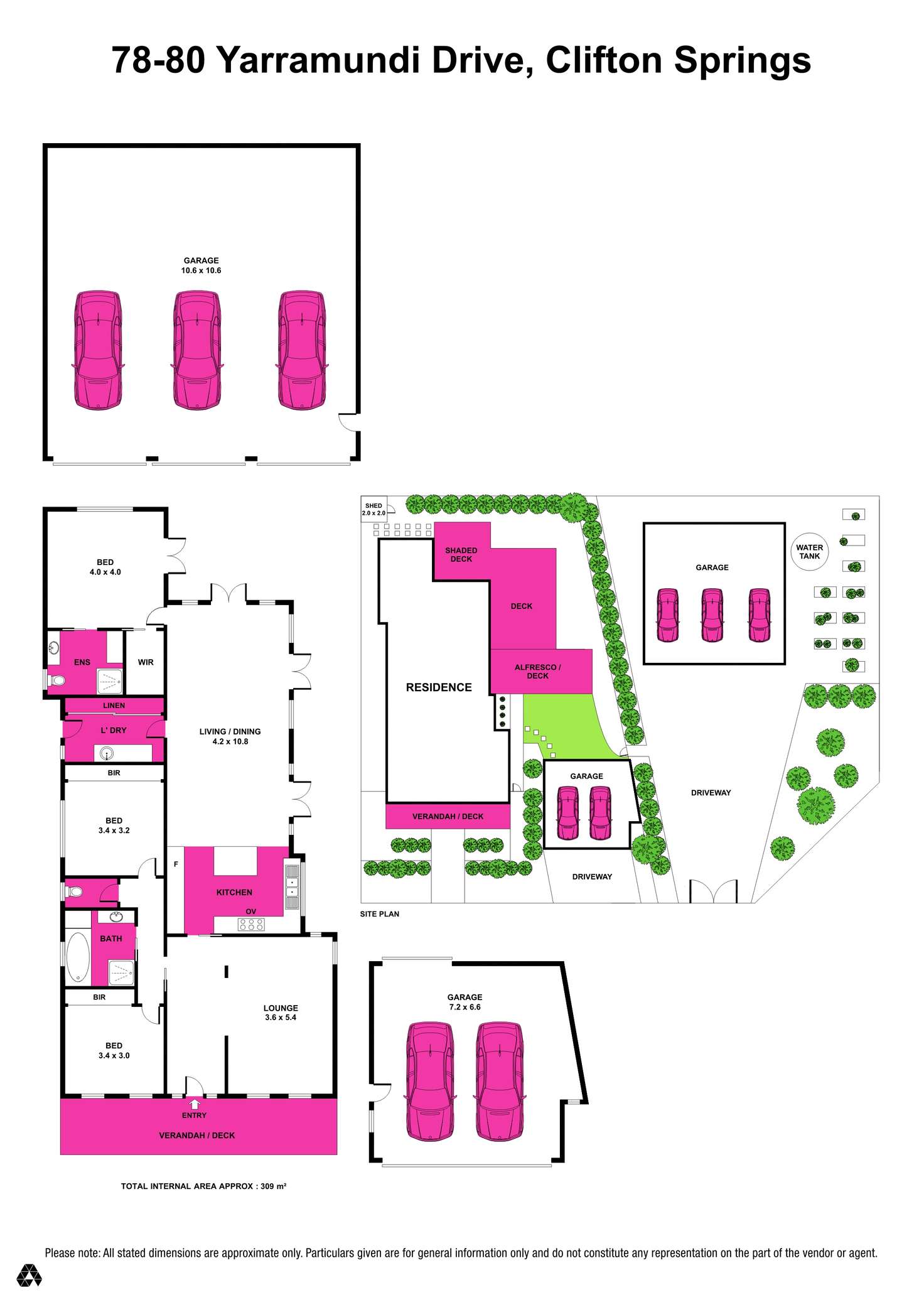 Floorplan of Homely house listing, 78-80 Yarramundi Drive, Clifton Springs VIC 3222