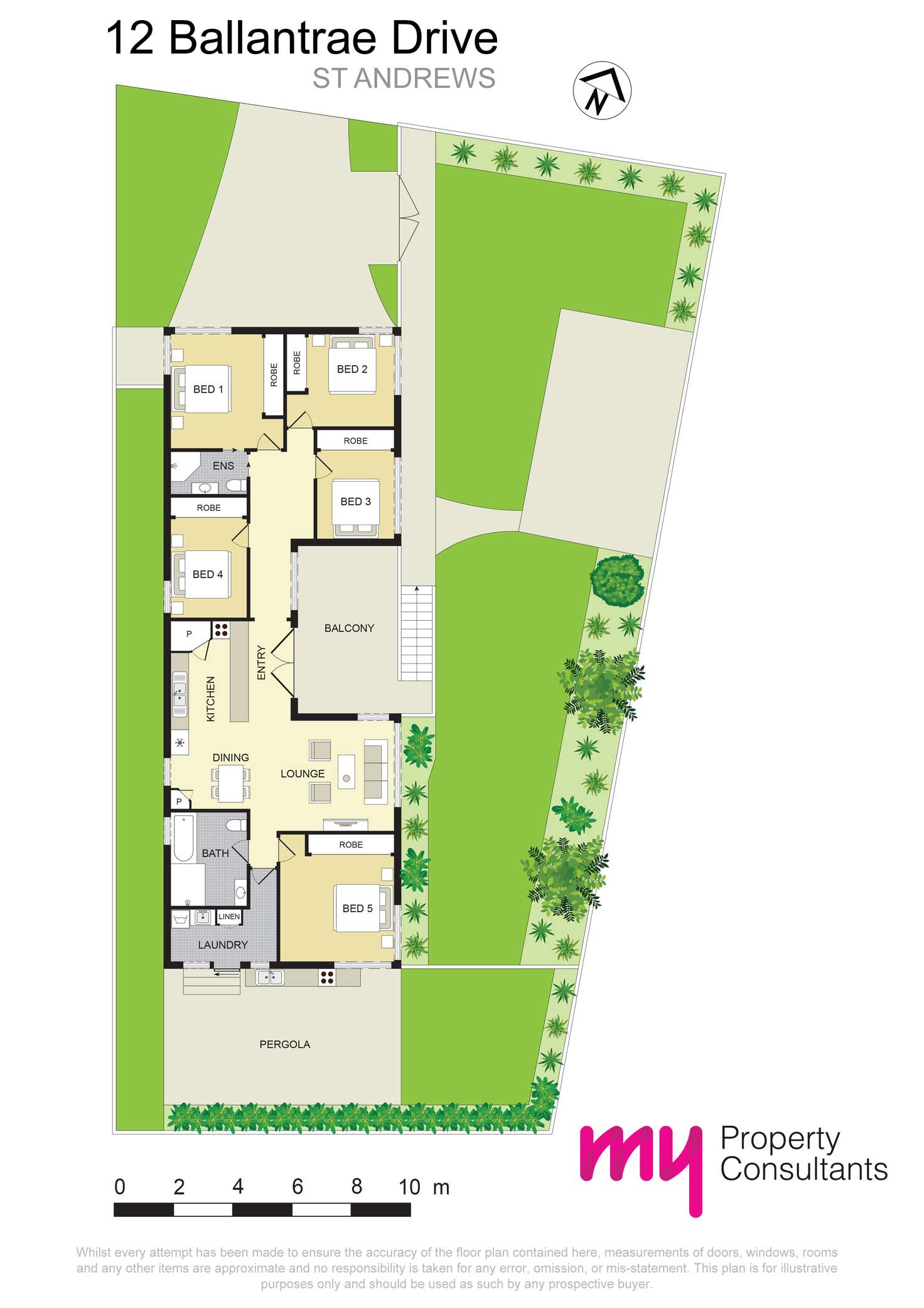 Floorplan of Homely house listing, 12 Ballantrae Drive, St Andrews NSW 2566