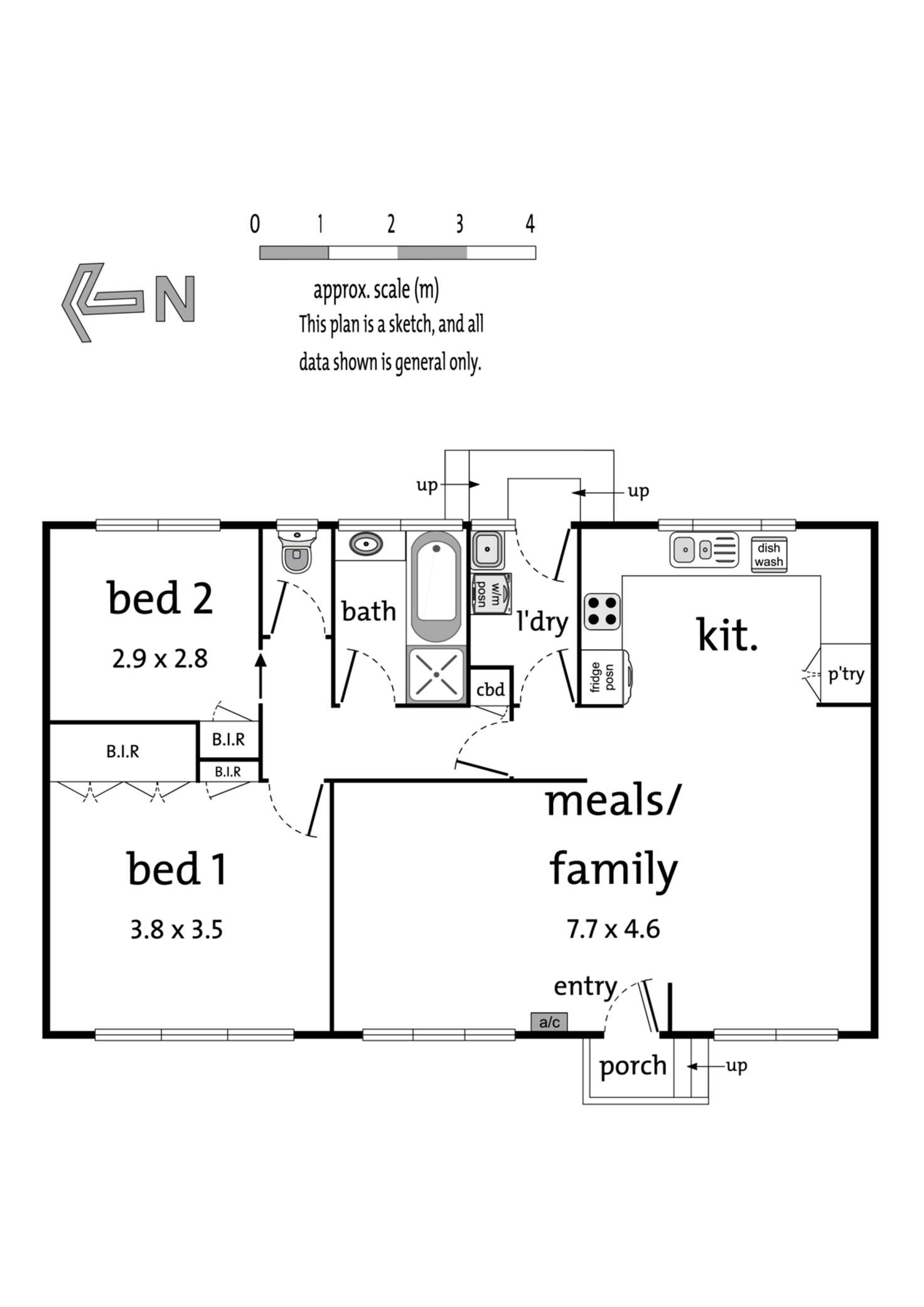 Floorplan of Homely unit listing, 8/42 Strabane Avenue, Mont Albert North VIC 3129