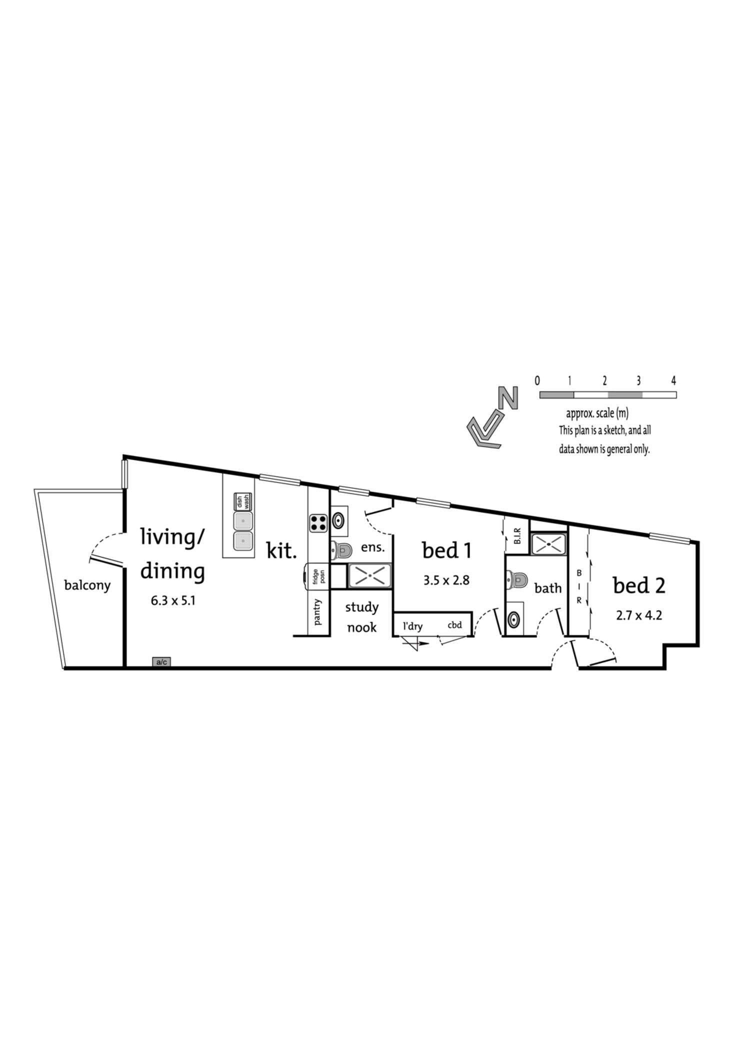 Floorplan of Homely apartment listing, 6/122 Mitcham Road, Donvale VIC 3111