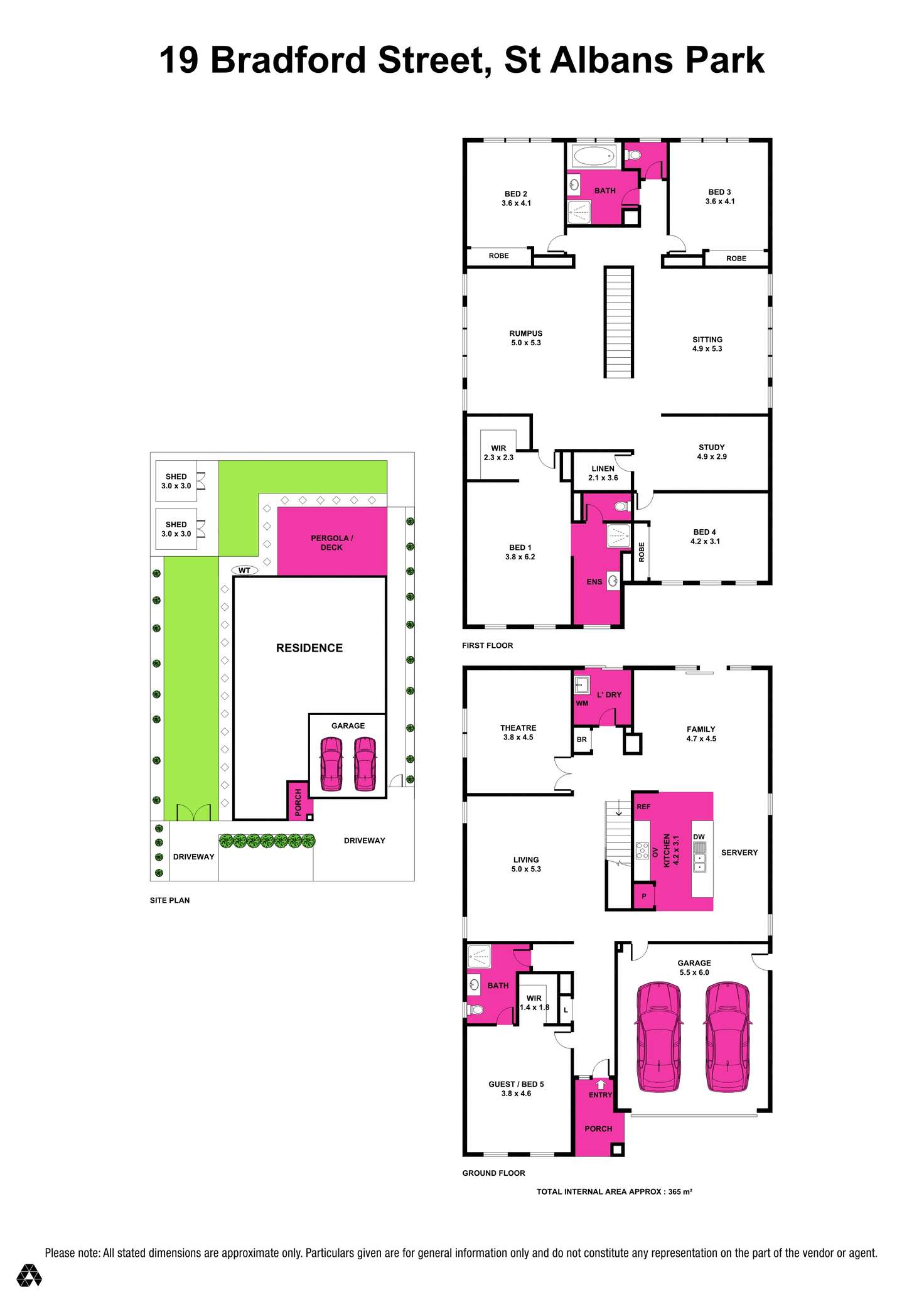 Floorplan of Homely house listing, 19 Bradford Street, St Albans Park VIC 3219
