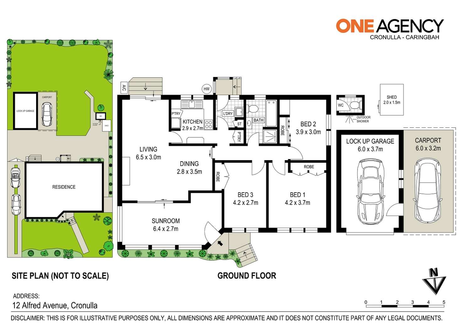 Floorplan of Homely house listing, 12 Alfred Avenue, Cronulla NSW 2230