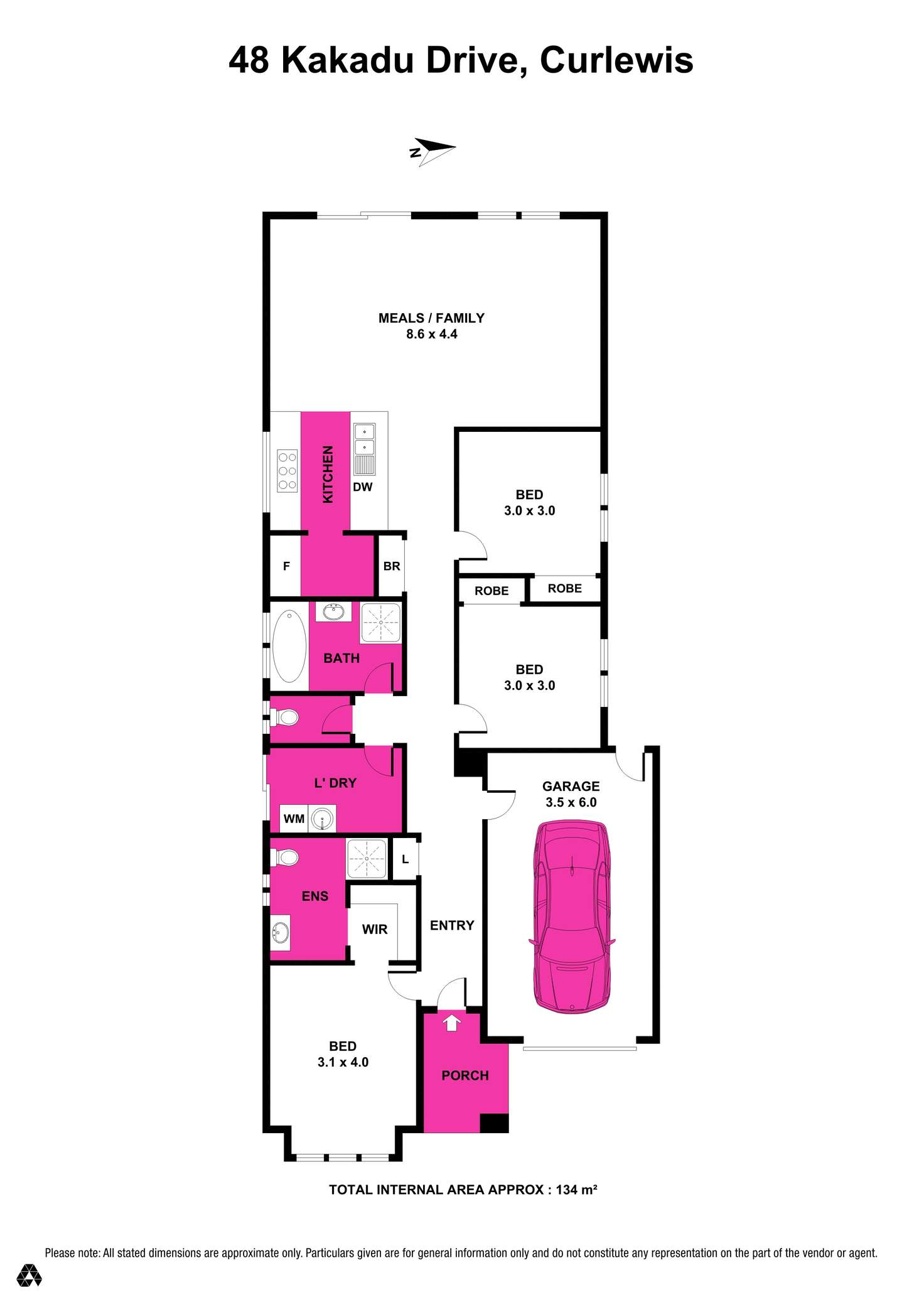 Floorplan of Homely house listing, 48 Kakadu Drive, Curlewis VIC 3222