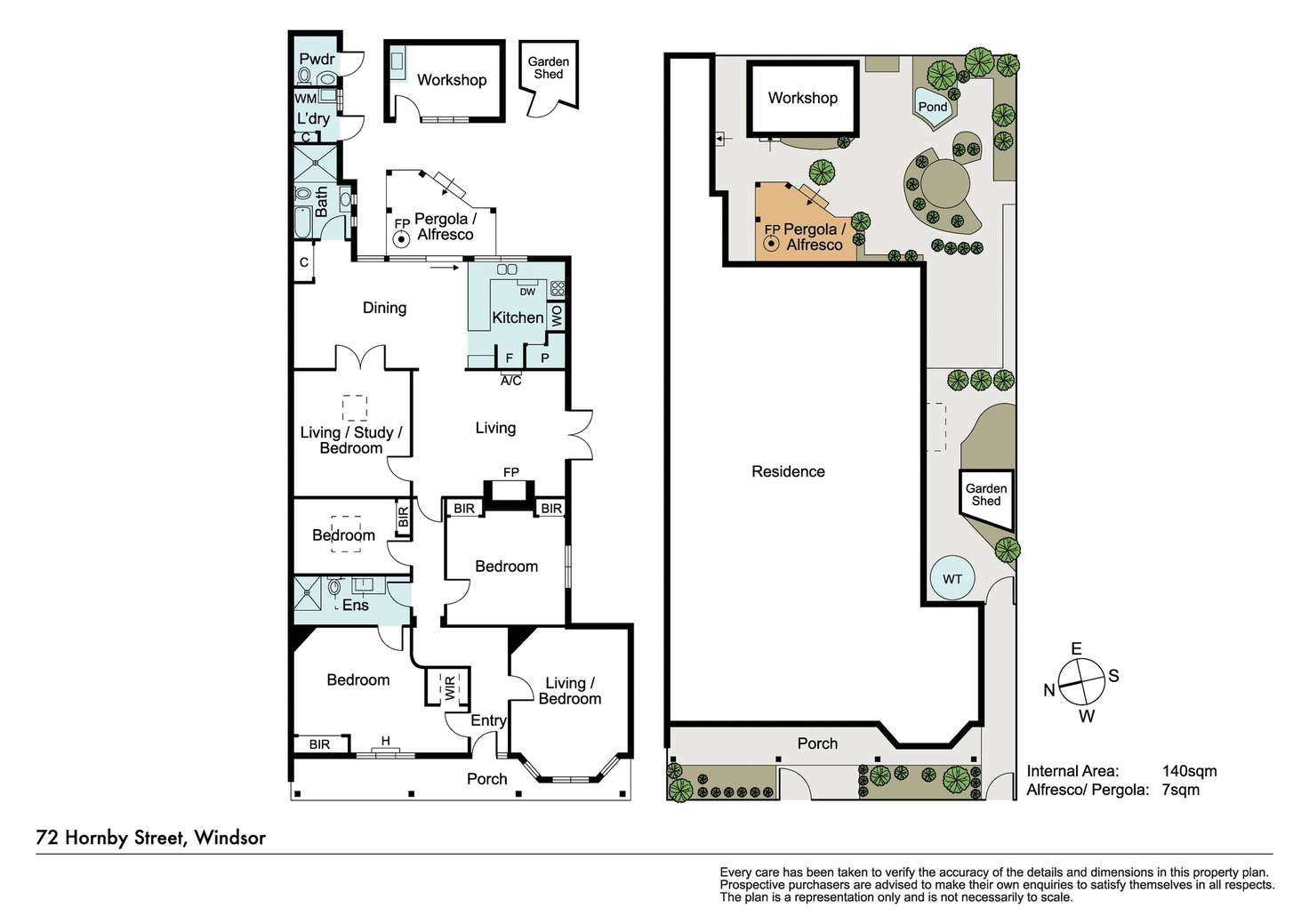 Floorplan of Homely house listing, 72 Hornby Street, Windsor VIC 3181