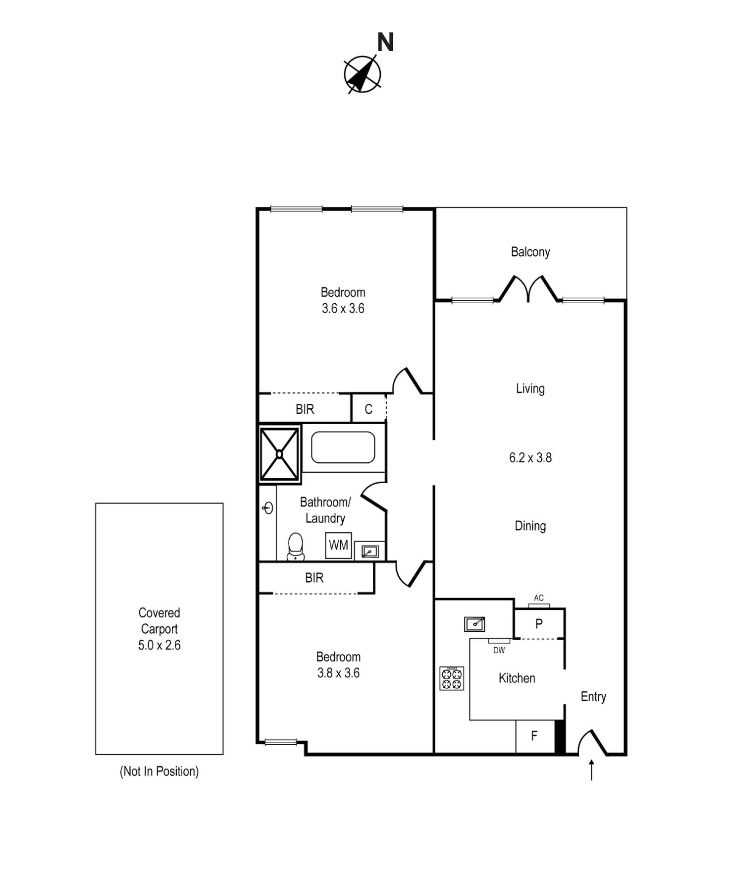 Floorplan of Homely apartment listing, 5/1 Gordon Grove, Malvern VIC 3144