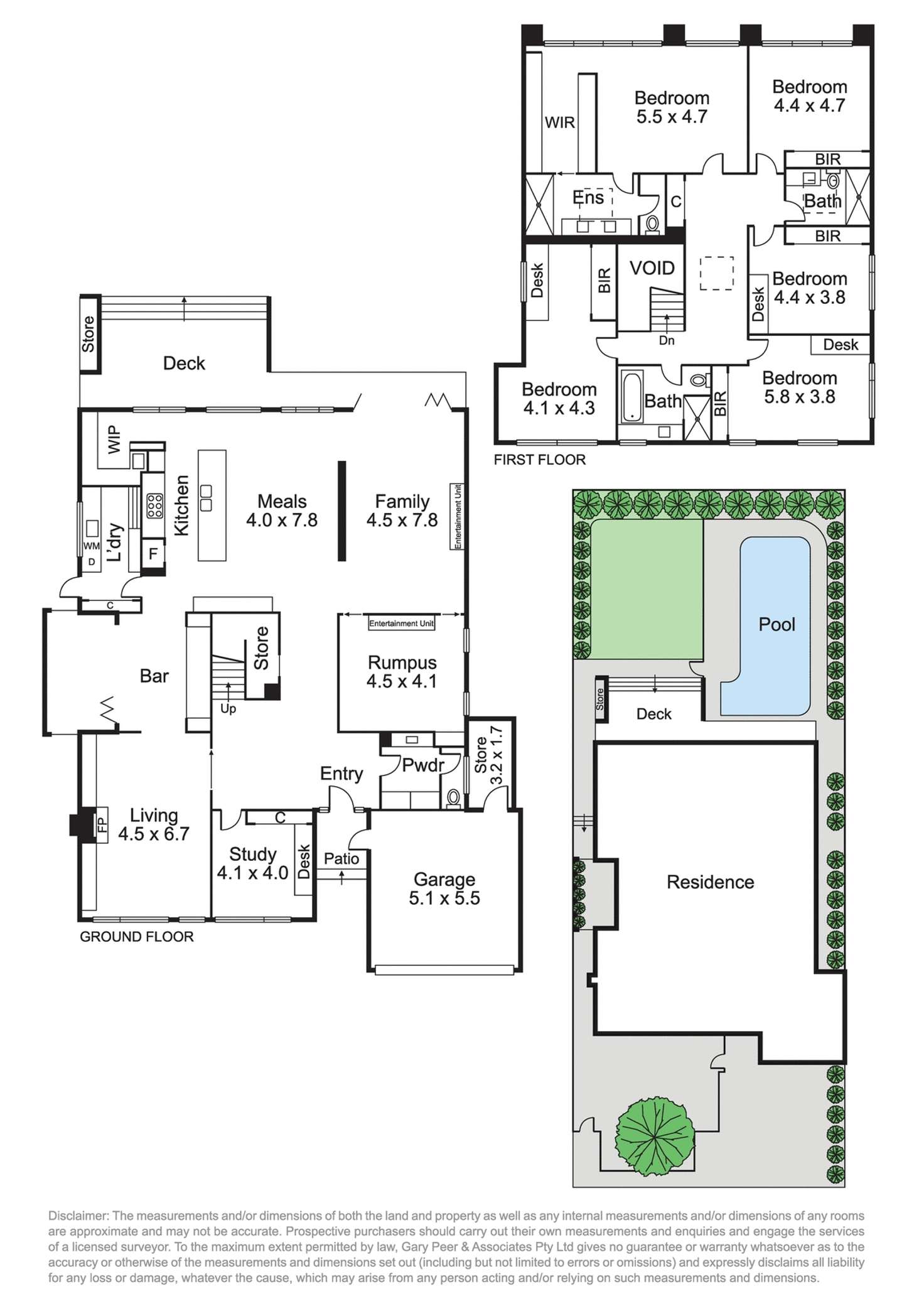 Floorplan of Homely house listing, 5 Yanakie Crescent, Caulfield North VIC 3161