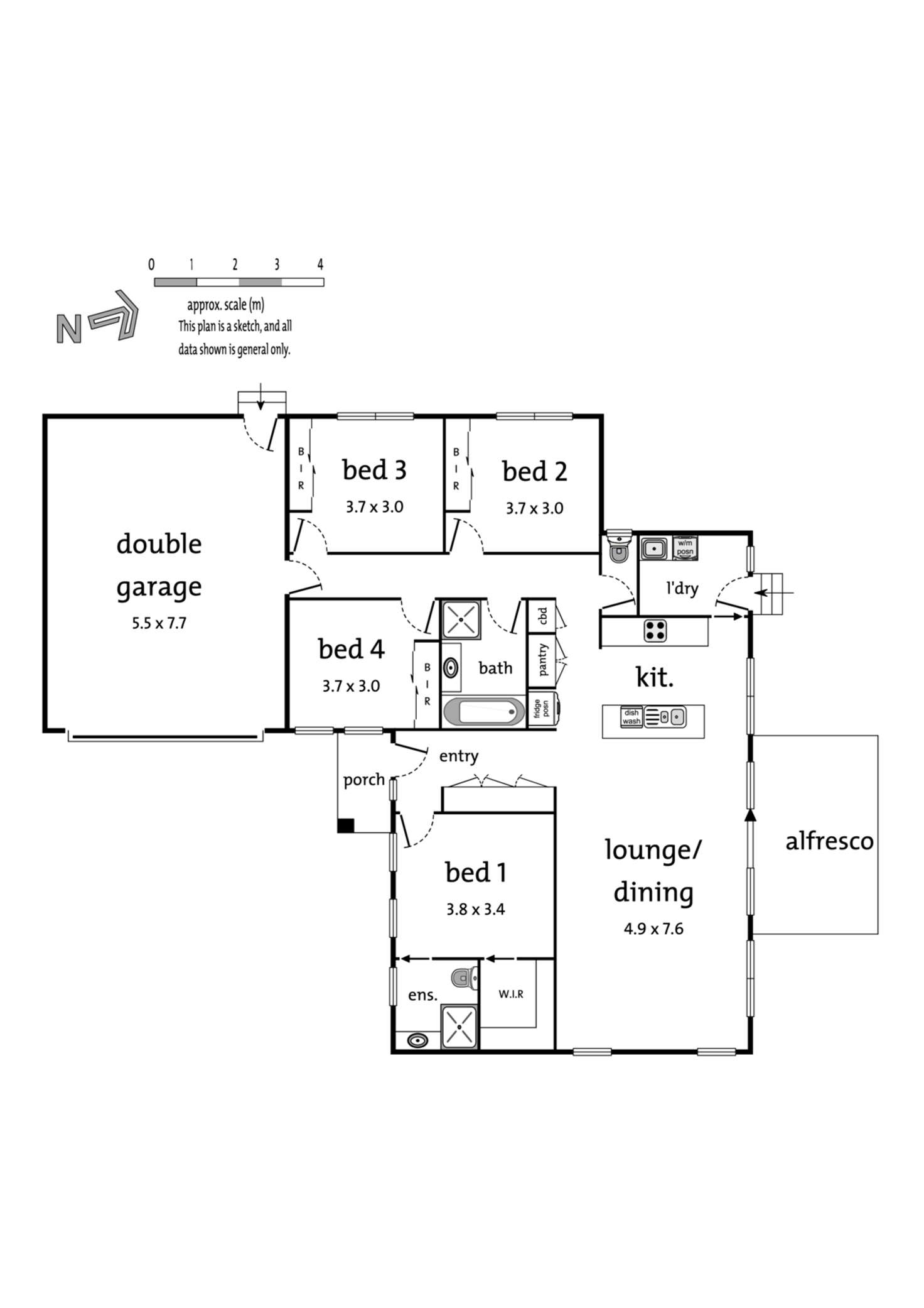 Floorplan of Homely house listing, 30A Byron Road, Kilsyth VIC 3137