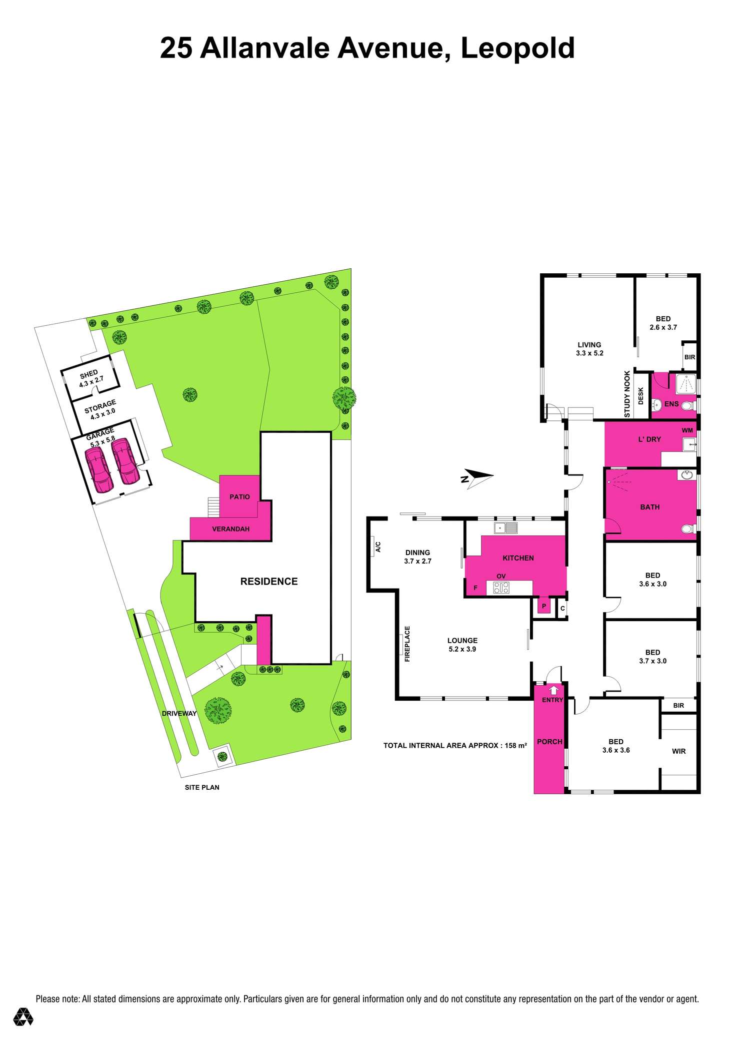Floorplan of Homely house listing, 25 Allanvale Avenue, Leopold VIC 3224