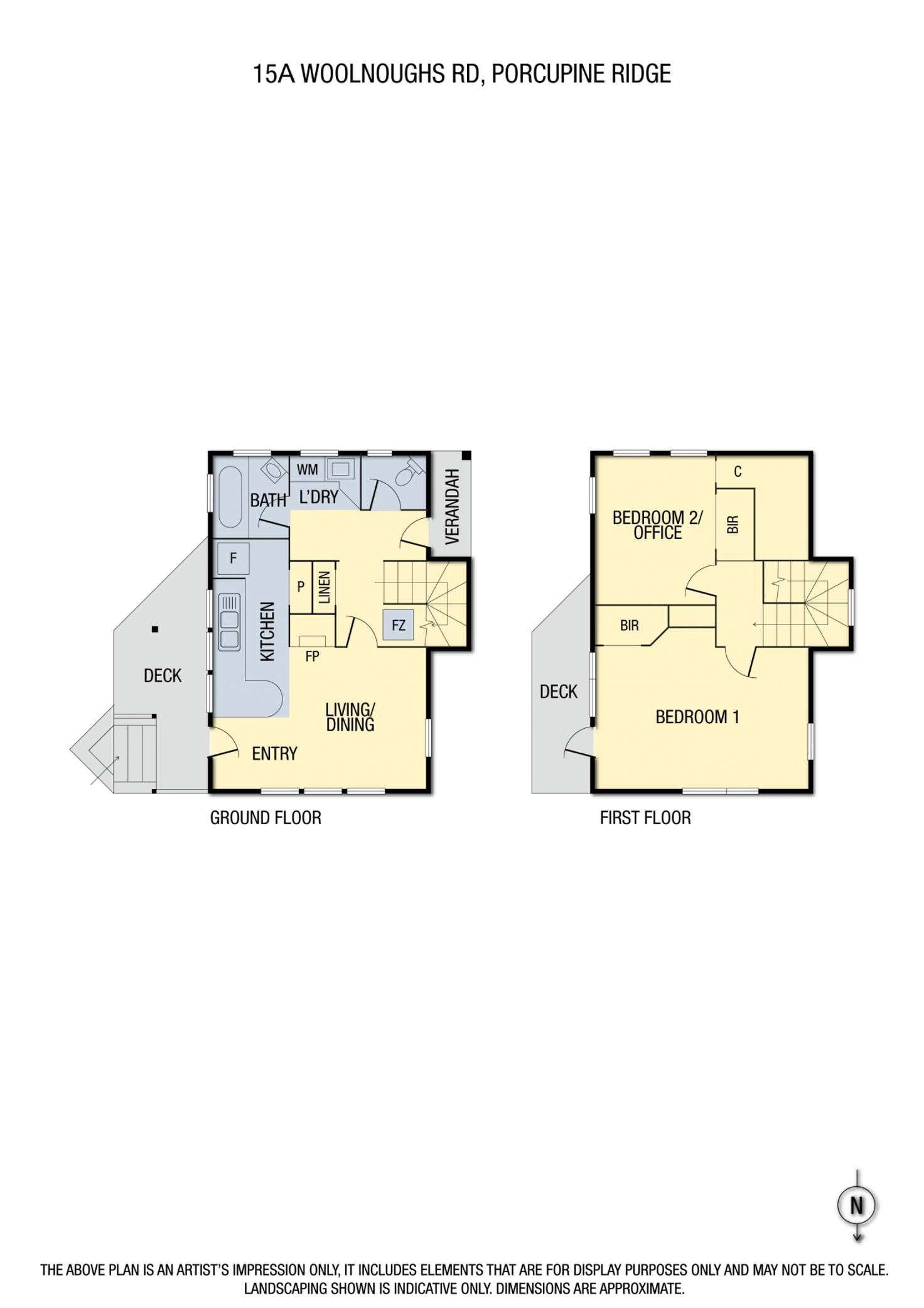 Floorplan of Homely house listing, 15A Woolnoughs Road, Porcupine Ridge VIC 3461