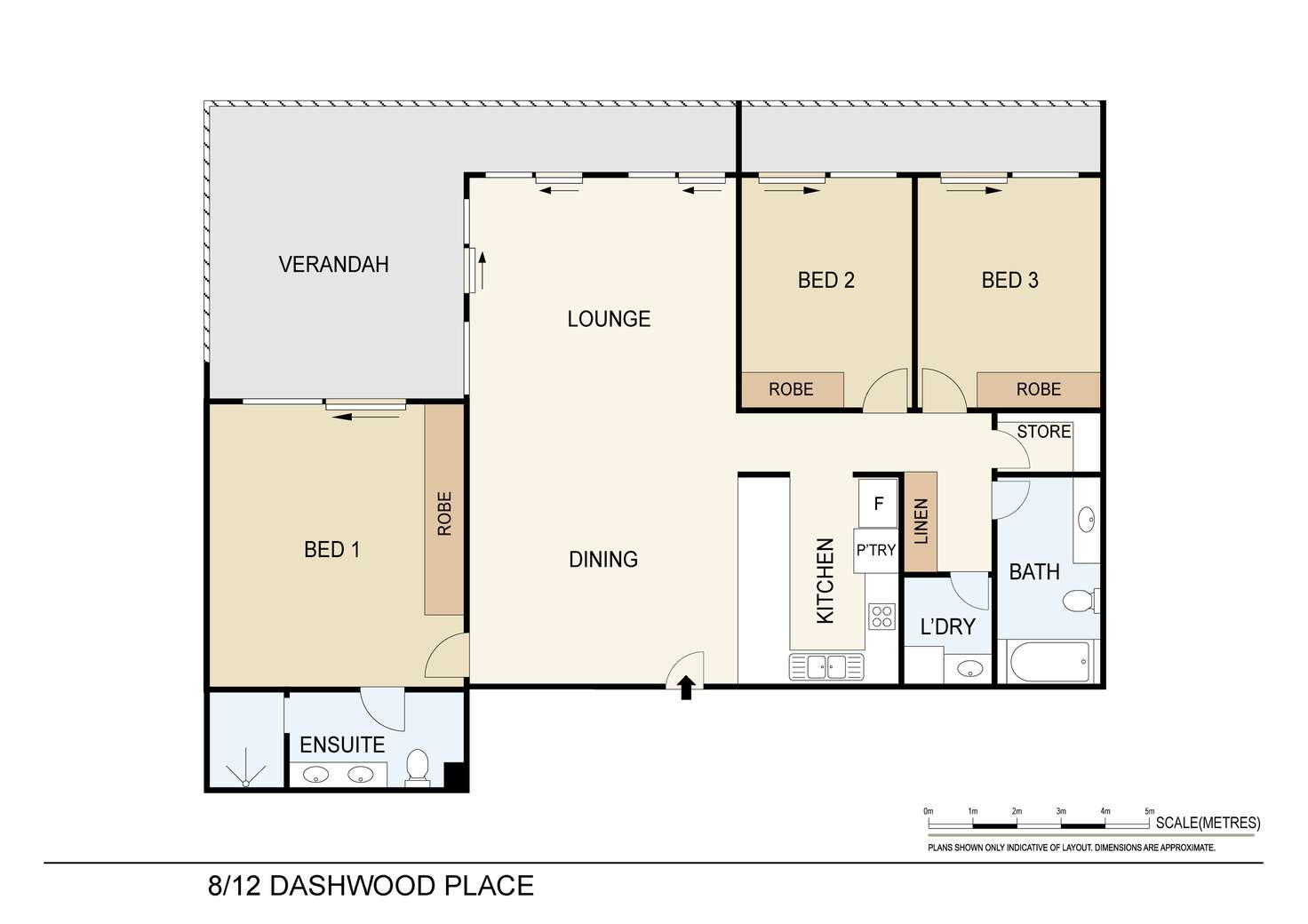 Floorplan of Homely apartment listing, 8/12 Dashwood Place, Darwin City NT 800