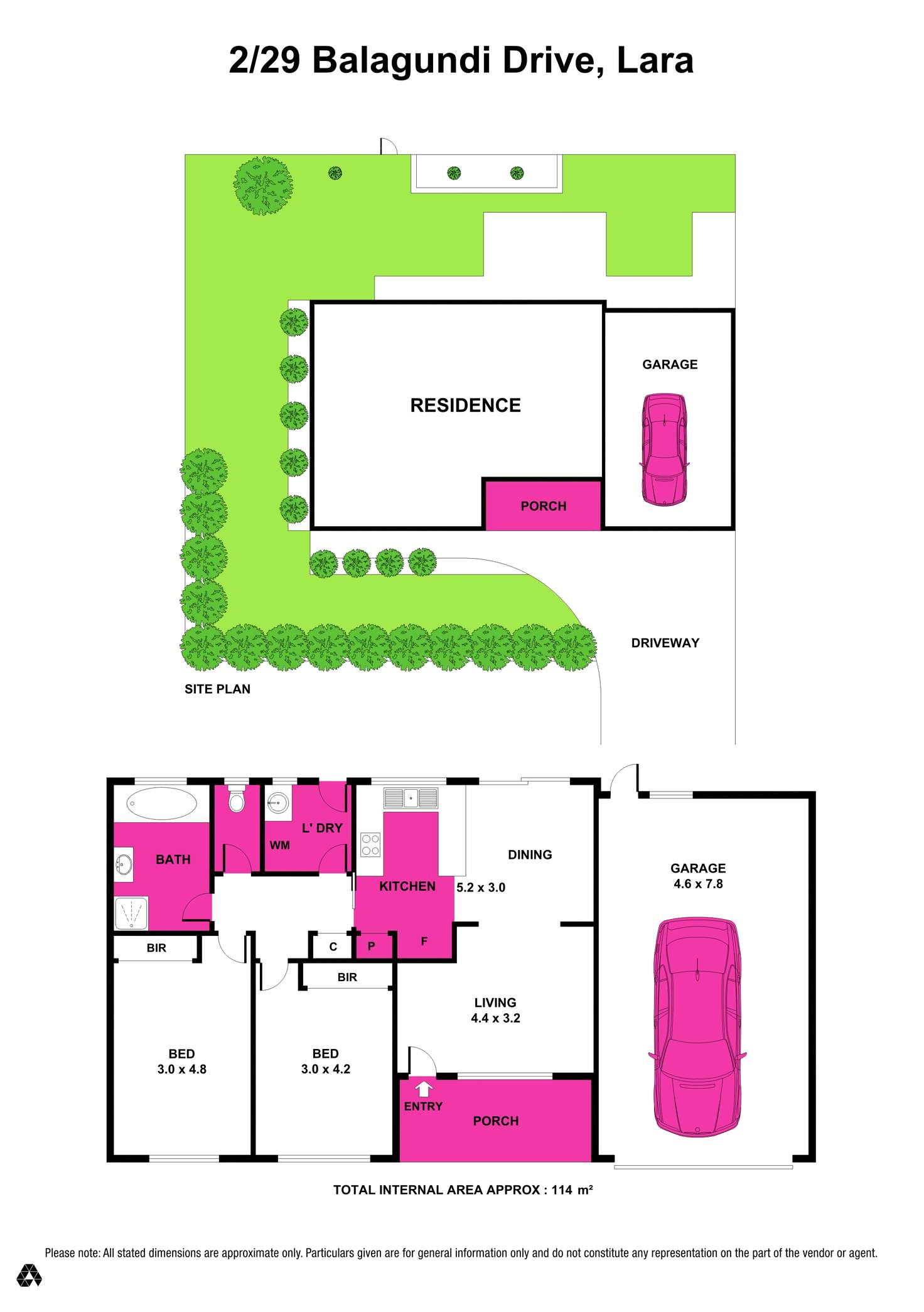 Floorplan of Homely house listing, 2/29 Balagundi Drive, Lara VIC 3212