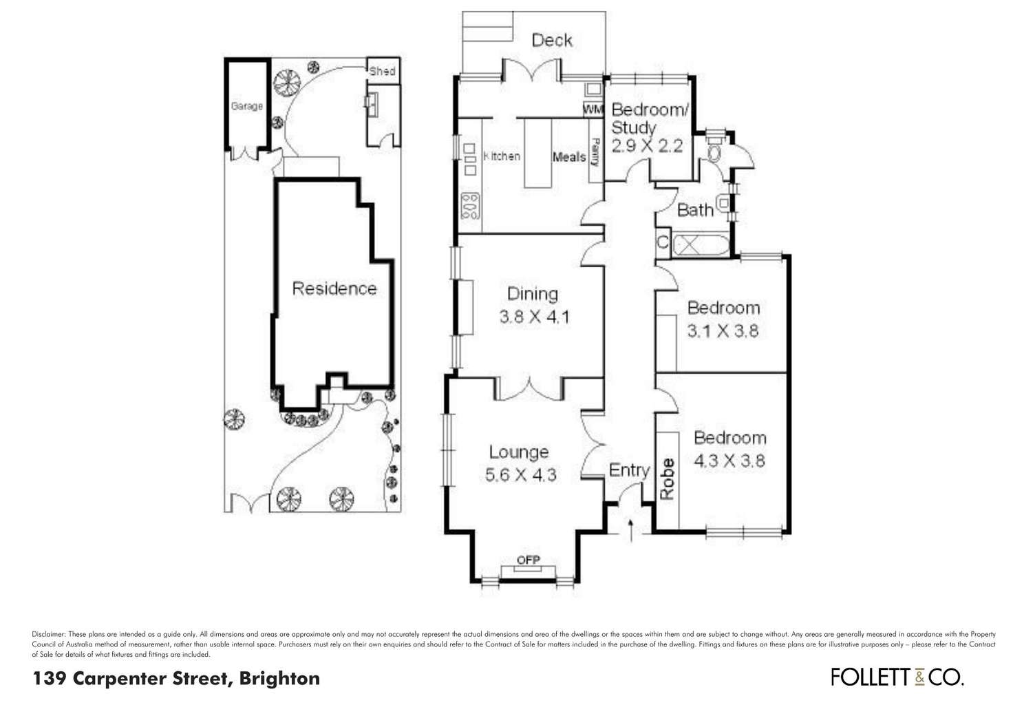 Floorplan of Homely house listing, 139 Carpenter Street, Brighton VIC 3186
