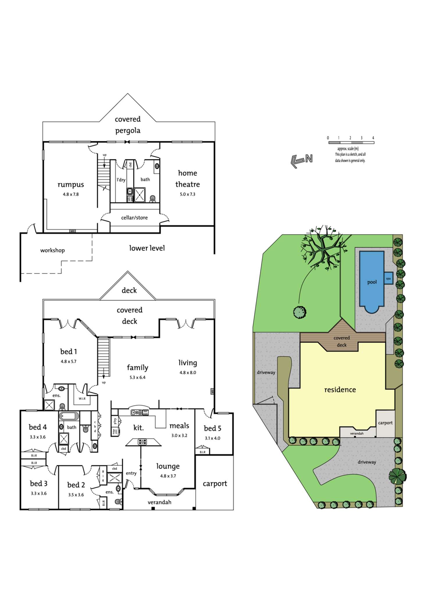 Floorplan of Homely house listing, 181 Wonga Road, Warranwood VIC 3134