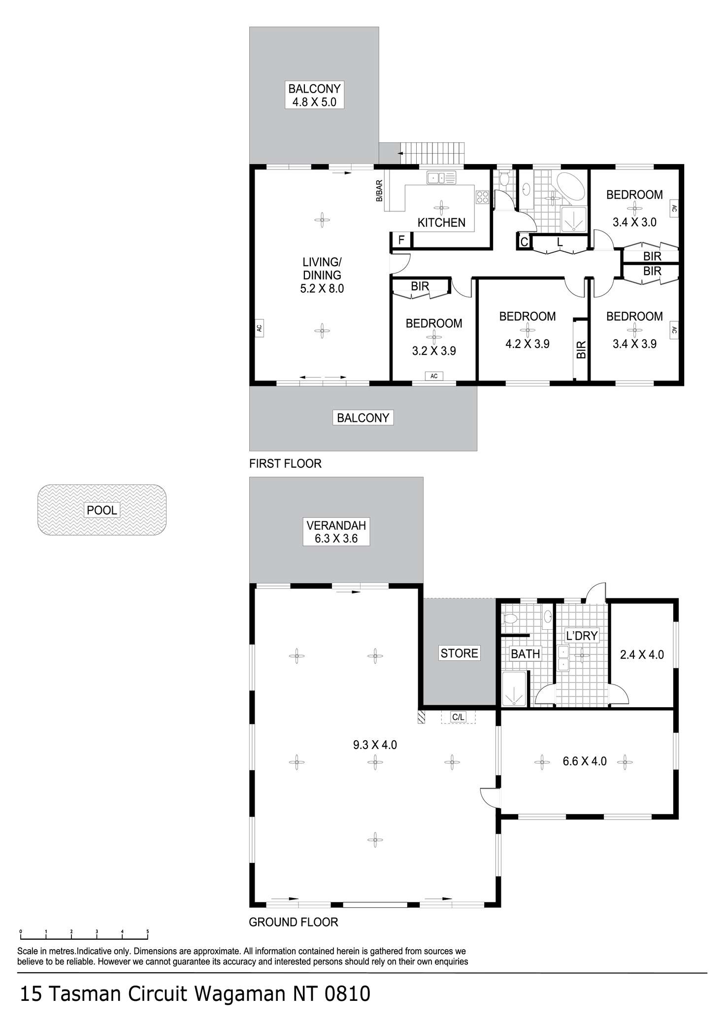 Floorplan of Homely house listing, 15 Tasman Circuit, Wagaman NT 810