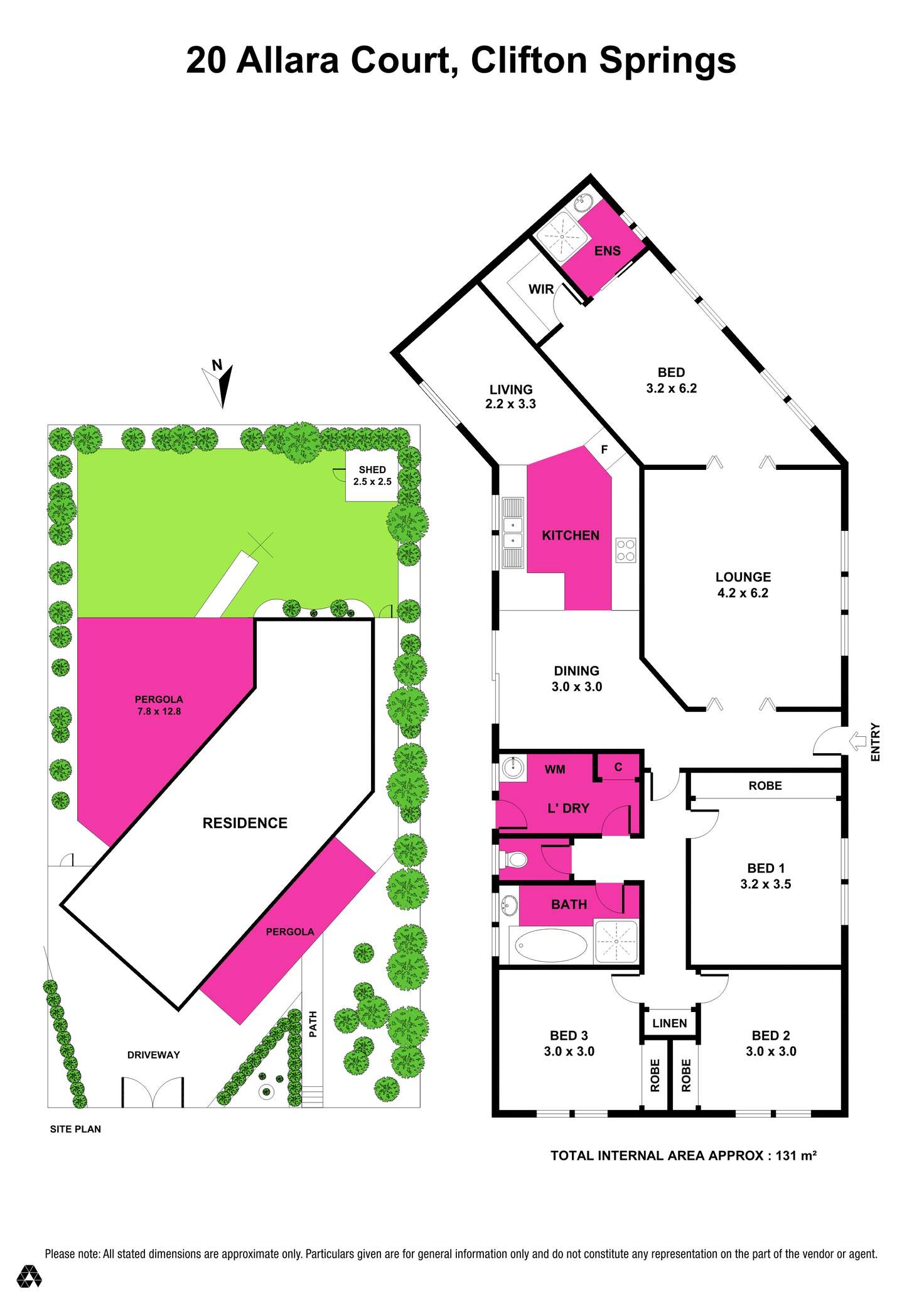 Floorplan of Homely house listing, 20 Allara Court, Clifton Springs VIC 3222