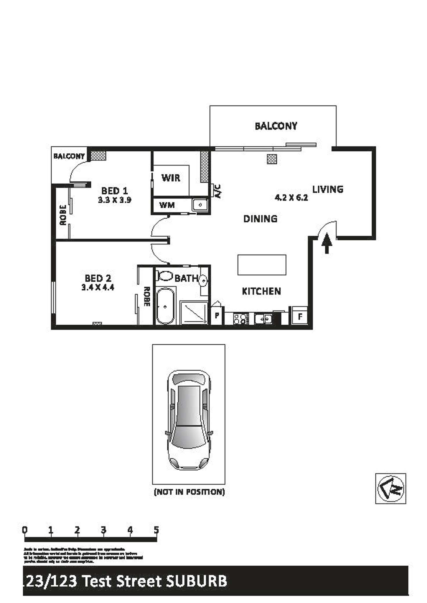 Floorplan of Homely apartment listing, 1205/25 Wills Street, Melbourne VIC 3000