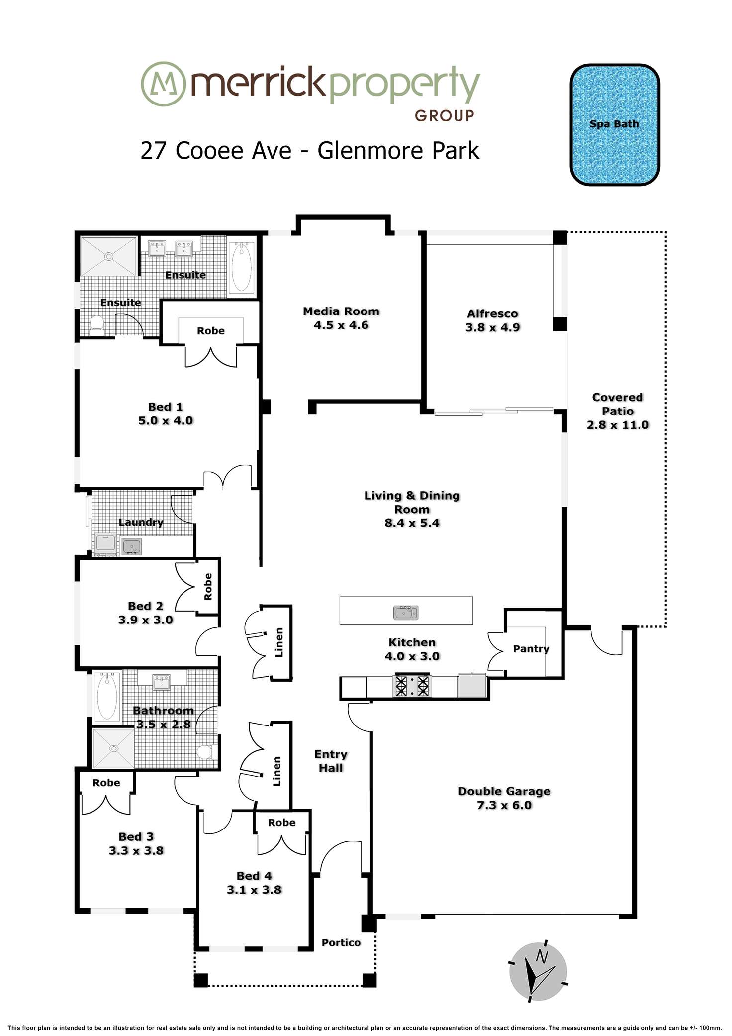 Floorplan of Homely house listing, 27 Cooee Avenue, Glenmore Park NSW 2745