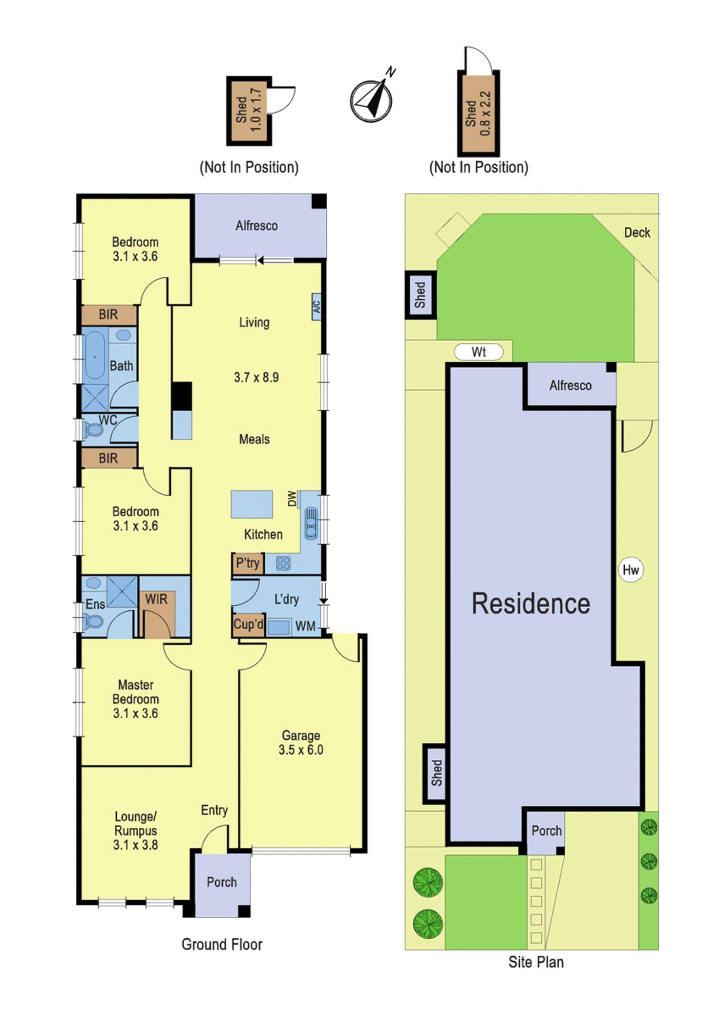 Floorplan of Homely house listing, 6 Orient Drive, Doreen VIC 3754