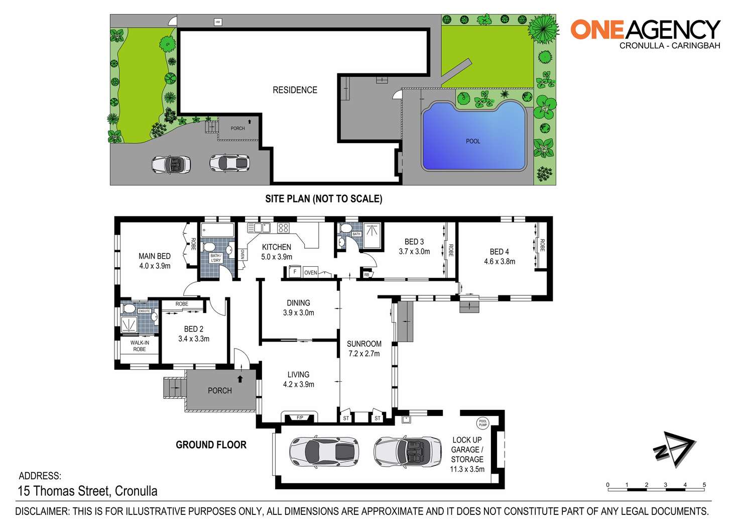 Floorplan of Homely house listing, 15 Thomas Street, Cronulla NSW 2230