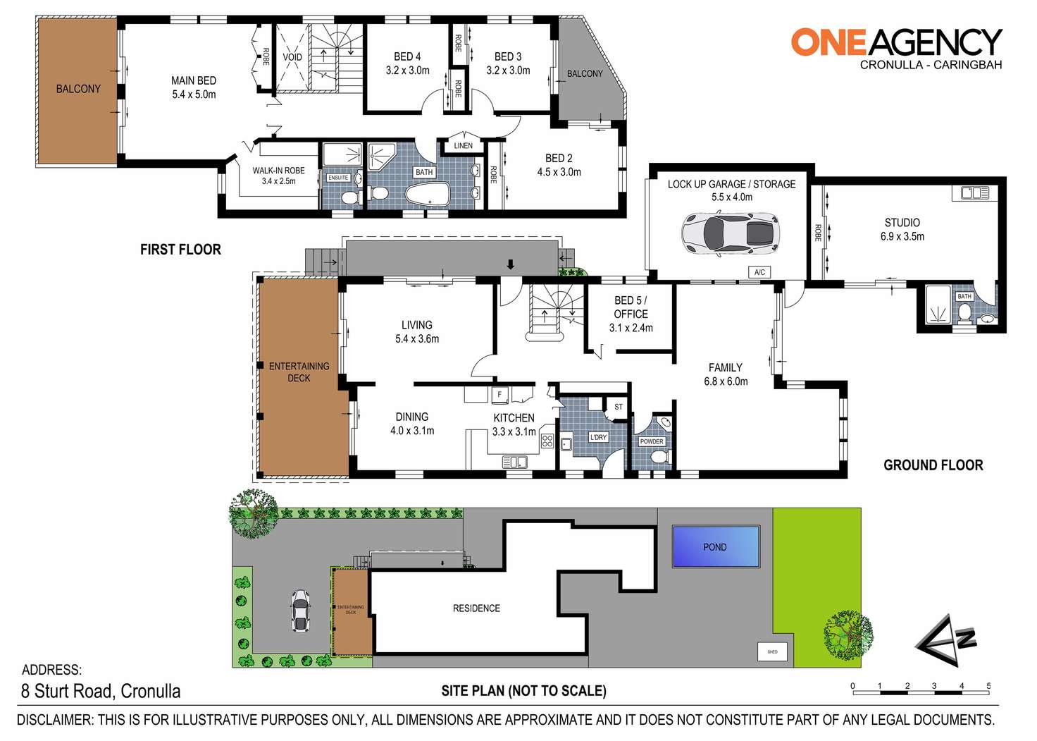 Floorplan of Homely house listing, 8 Sturt Road, Cronulla NSW 2230