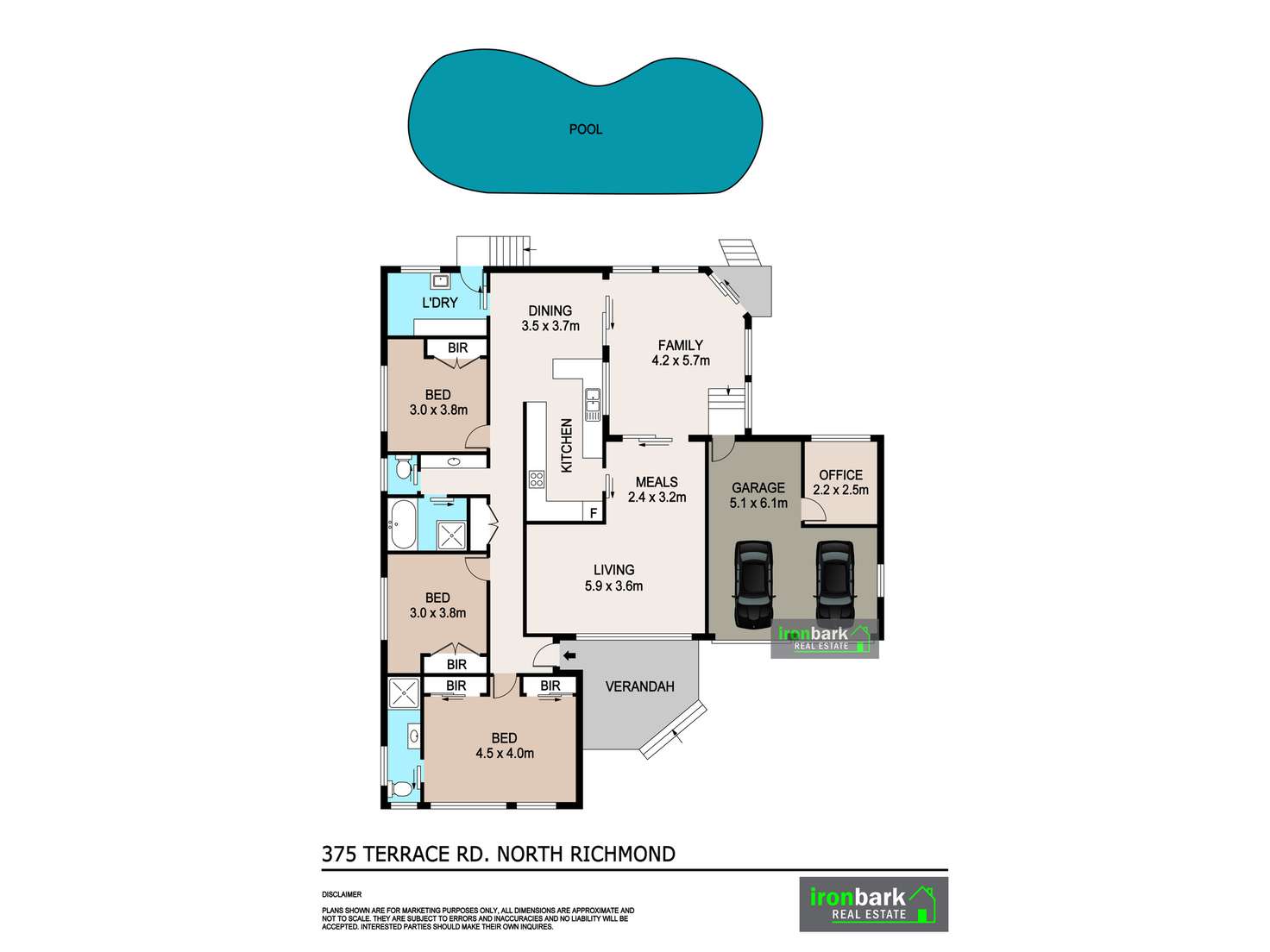 Floorplan of Homely house listing, 375 Terrace Road, North Richmond NSW 2754
