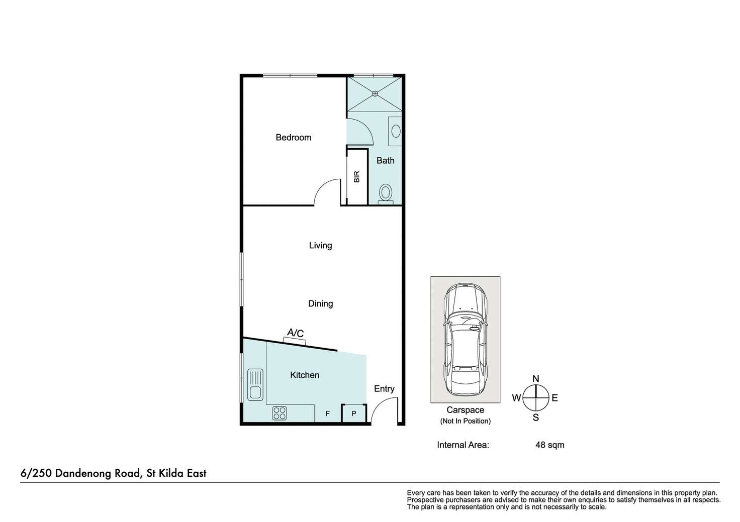 Floorplan of Homely apartment listing, 6/250 Dandenong Road, St Kilda East VIC 3183
